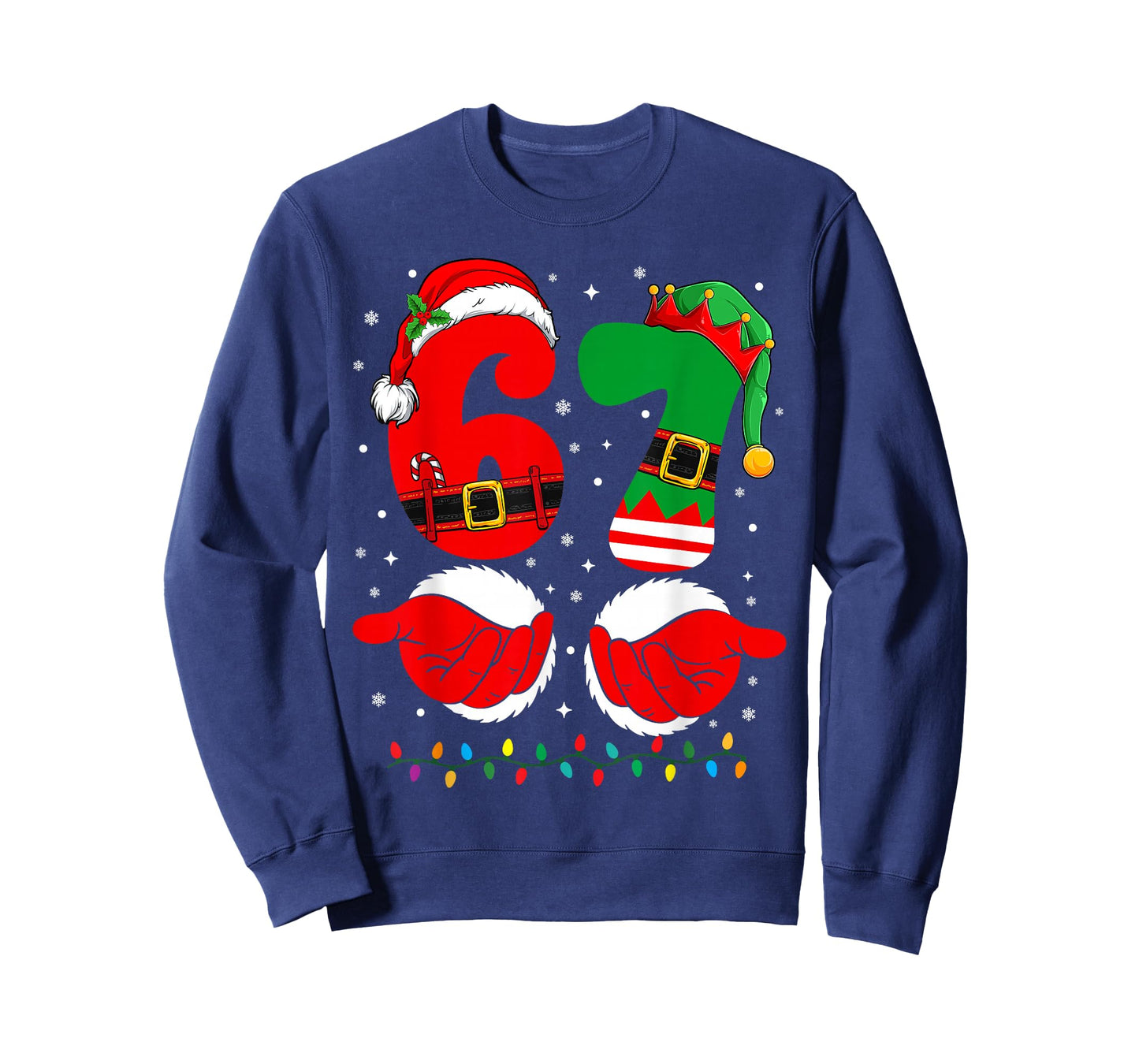 Funny 67 Christmas 6 7 Meme Six Seven for Boys Teacher Kids T-Shirt