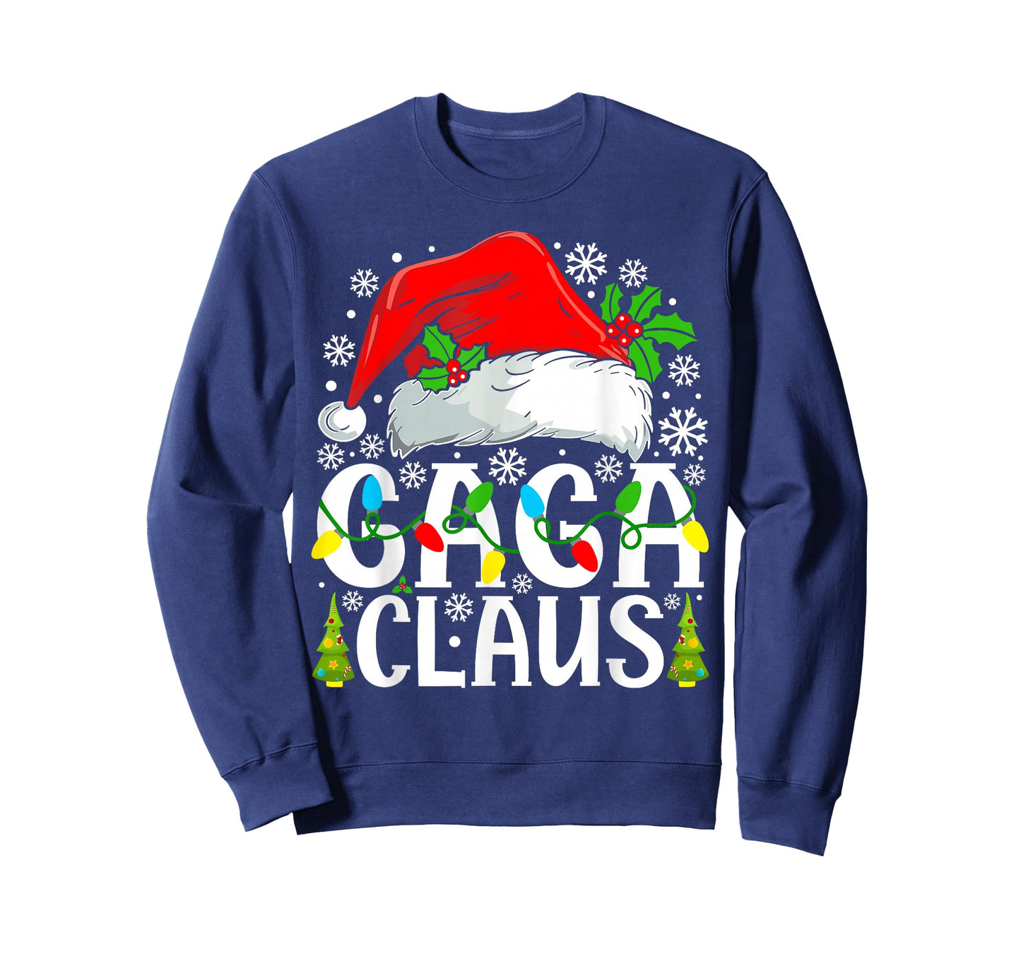 Gaga Claus Funny Christmas Family Matching T-Shirt