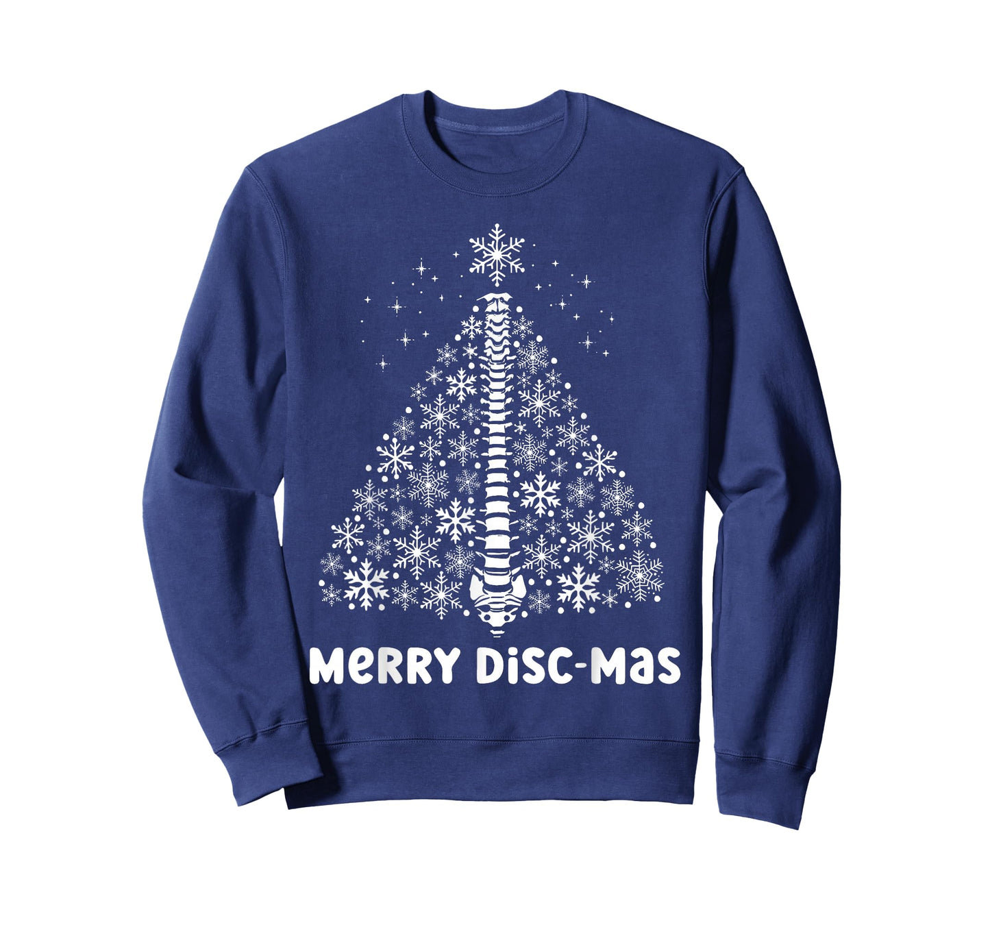 Snowflake Spine Christmas Tree Doctor Chiropractic Xmas T-Shirt