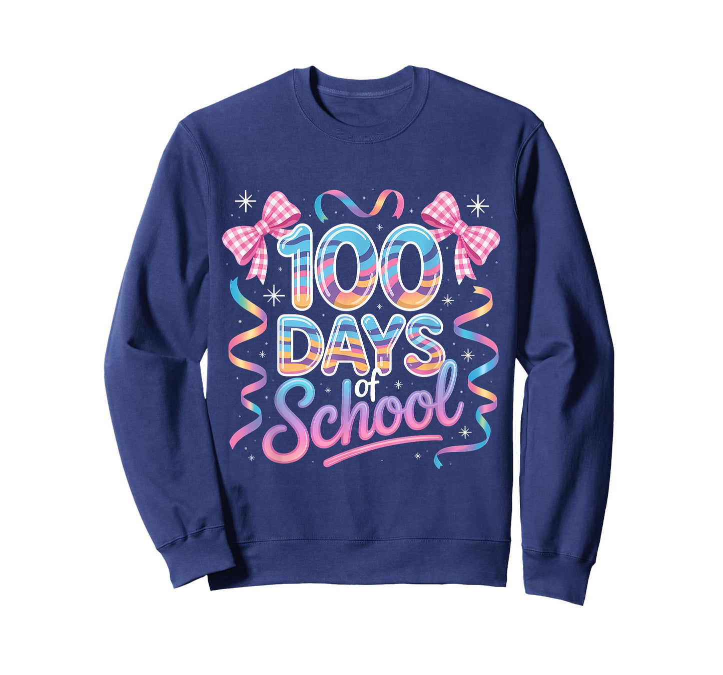 100th Day of School Coquette Bow 100 Days of School Teacher T-Shirt
