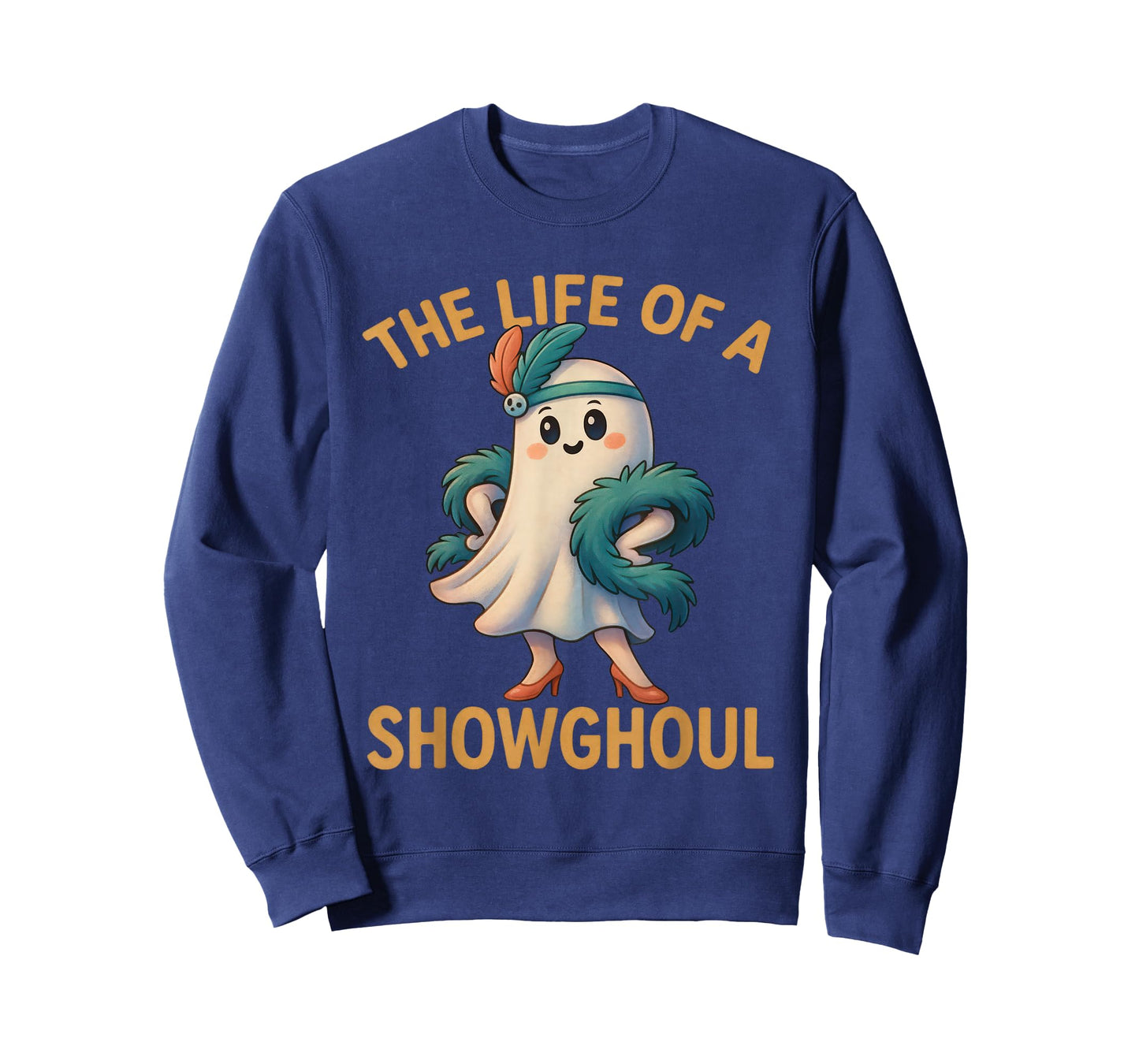 The Life of a Showghoul Flapper Ghost 1920s Retro Pun T-Shirt