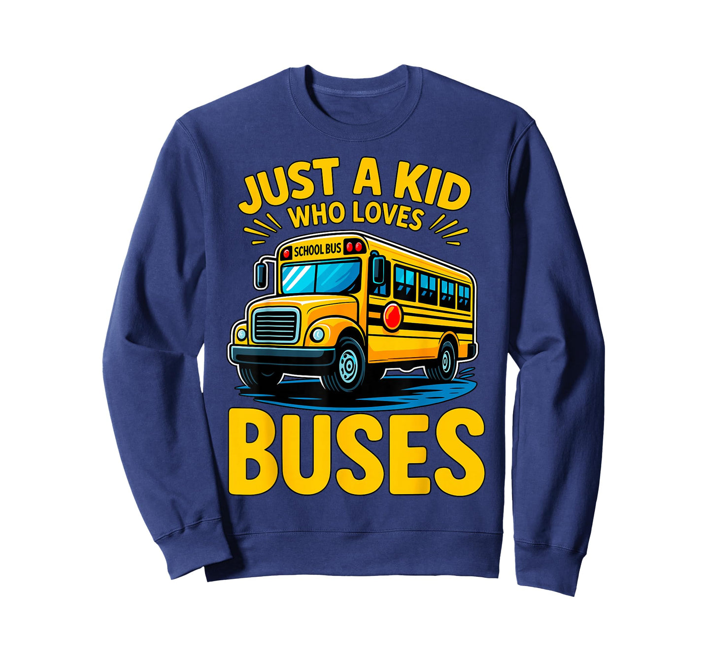 Just a Boy who Loves Buses School Bus T-Shirt
