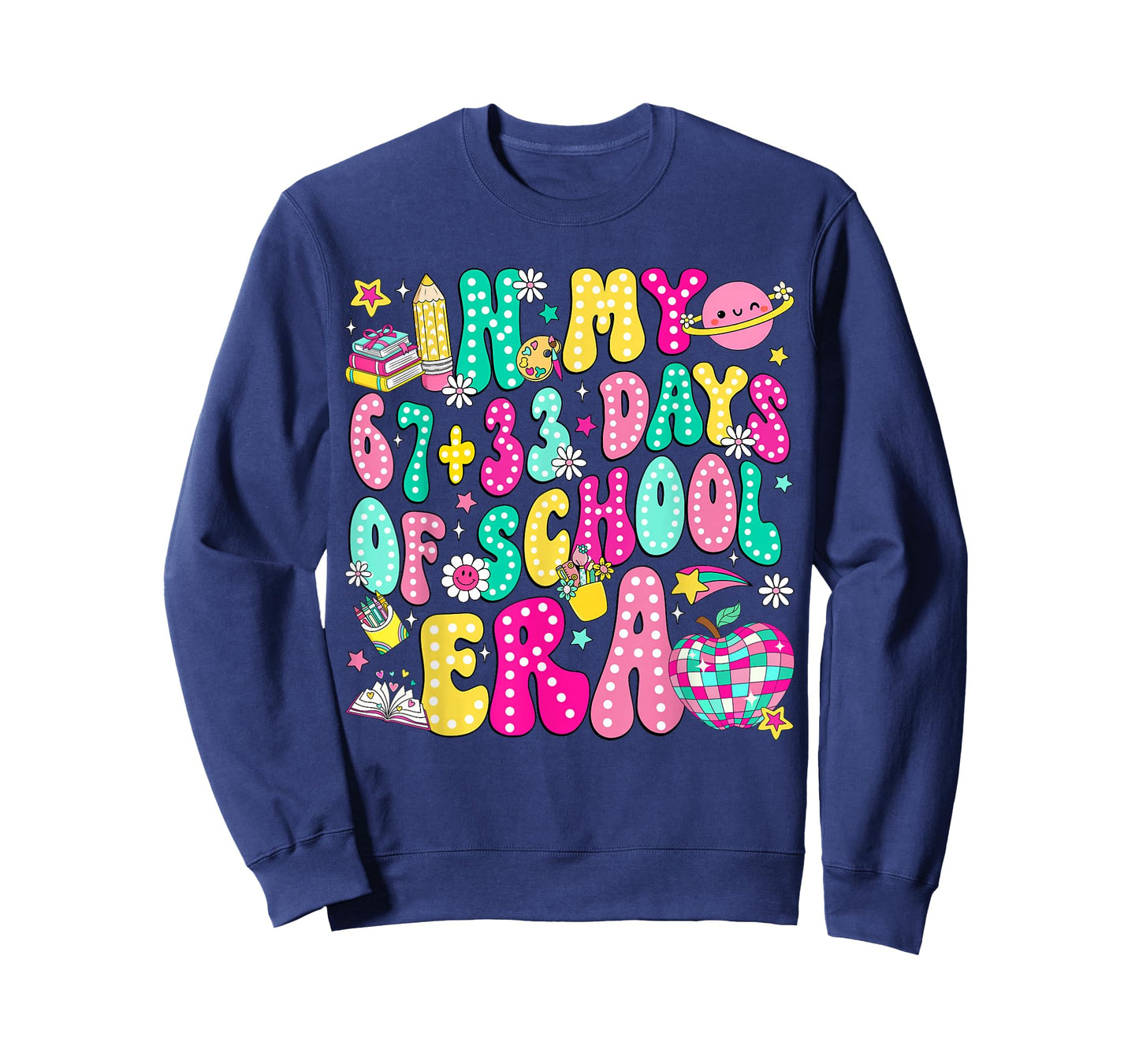 in My 67 33 Days of School Era 100 Days Smarter Teacher Kids T-Shirt