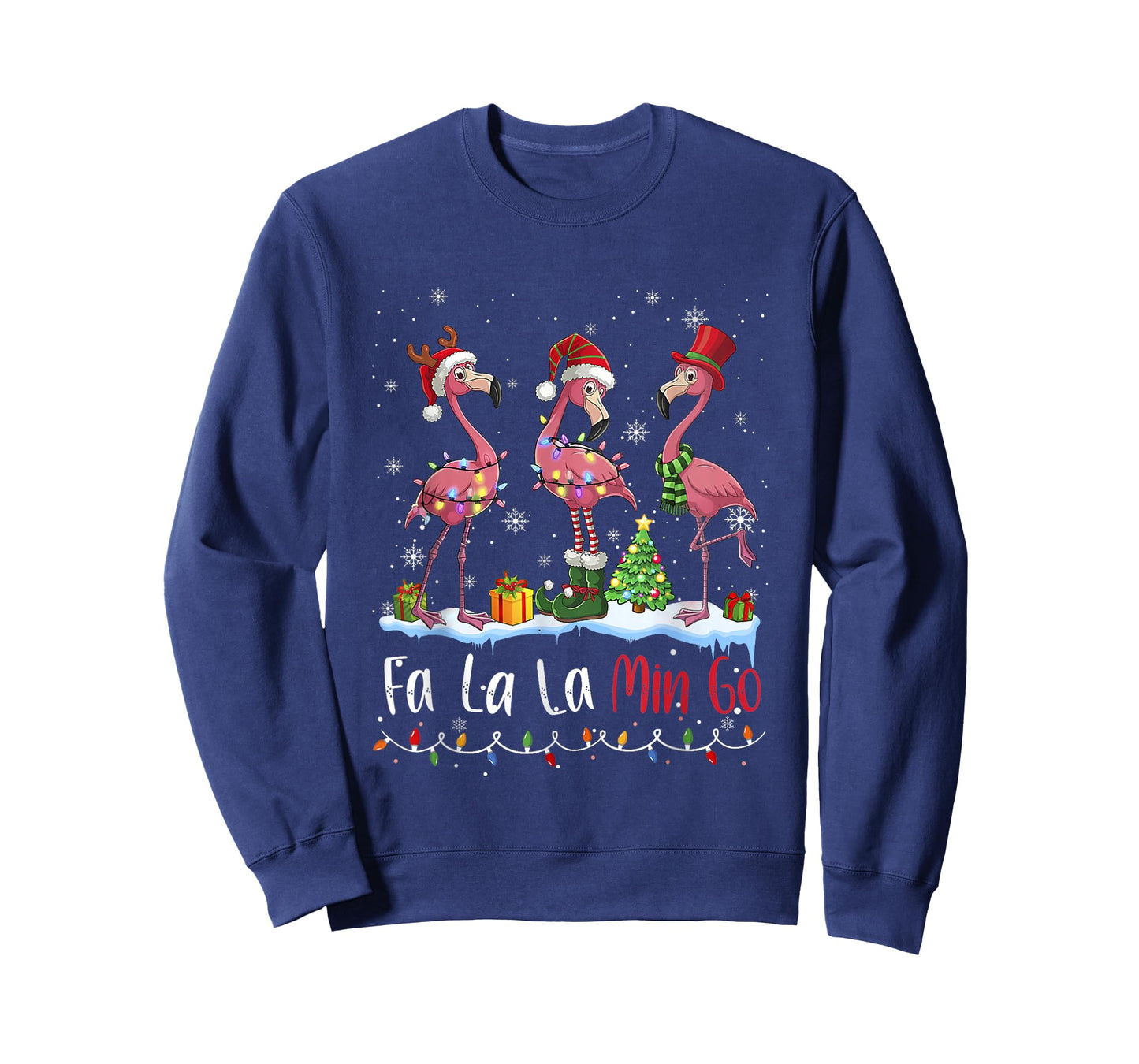 FA La La La Mingo Flamingo Christmas Lover T-Shirt