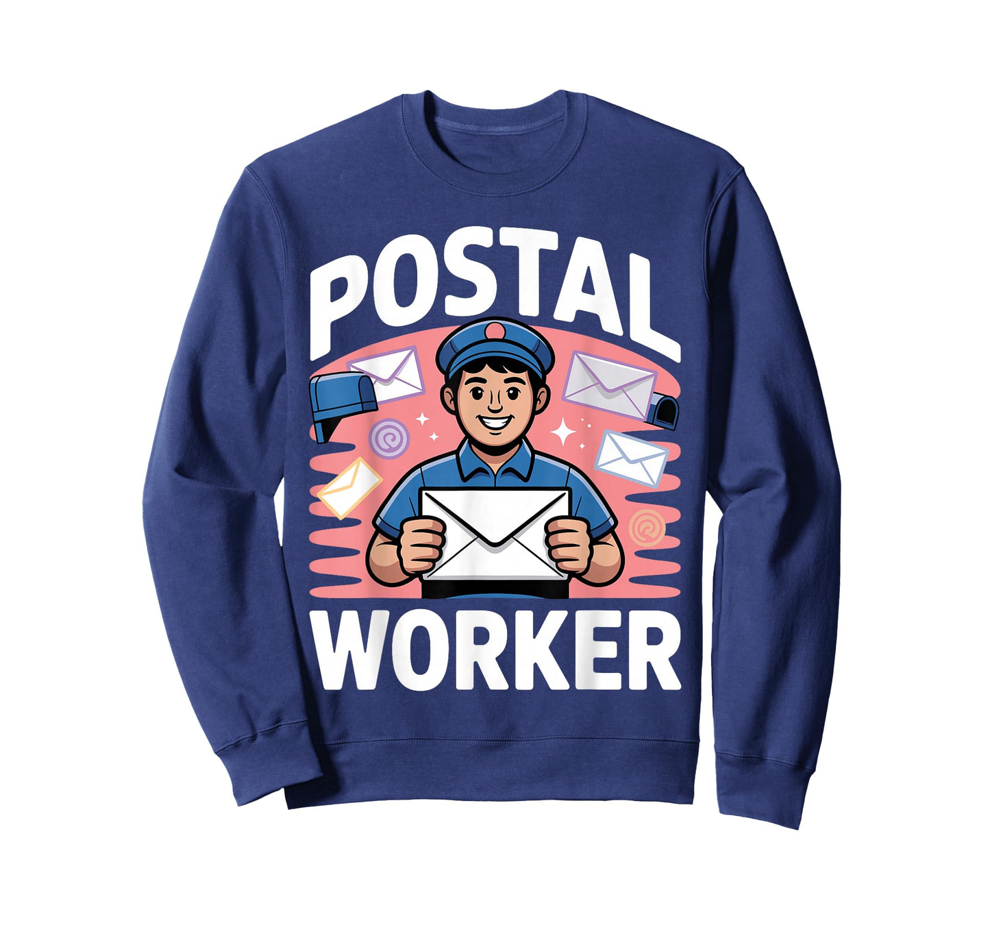 Funny Postal Worker Art for Men Women Mail Man Mail Carrier T-Shirt