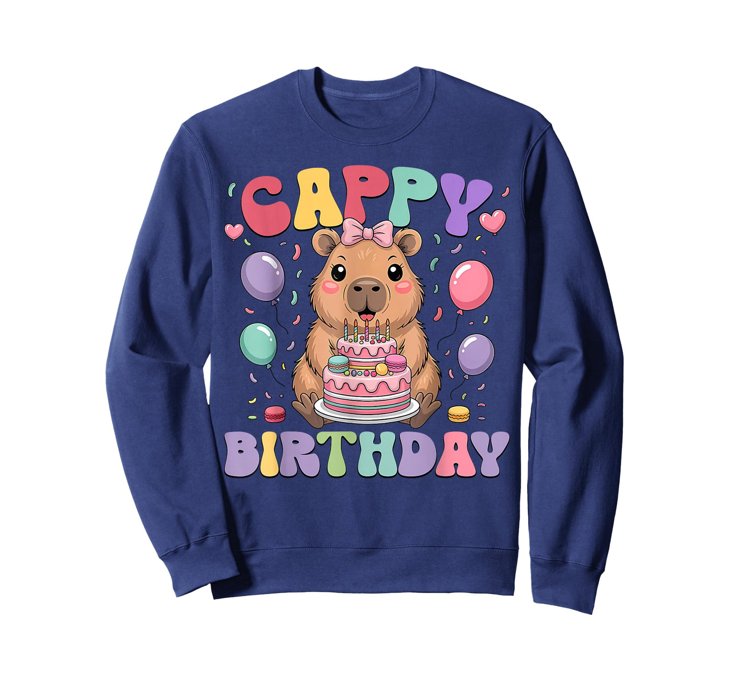 Capybara Birthday Girls Funny Birthday Kids Boys Girls T-Shirt