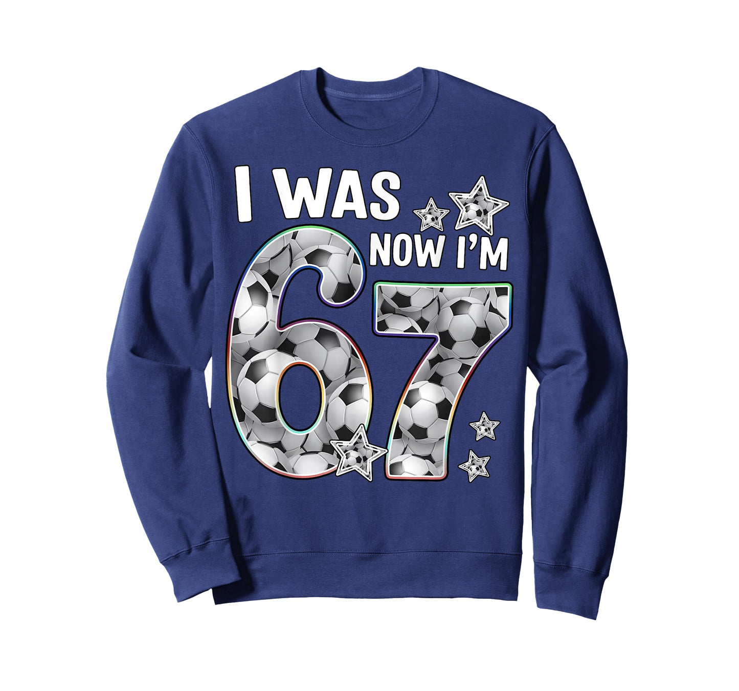Six Seven Meme 7 Year Old Birthday Shirt was 6 Now I'm 7 T-Shirt