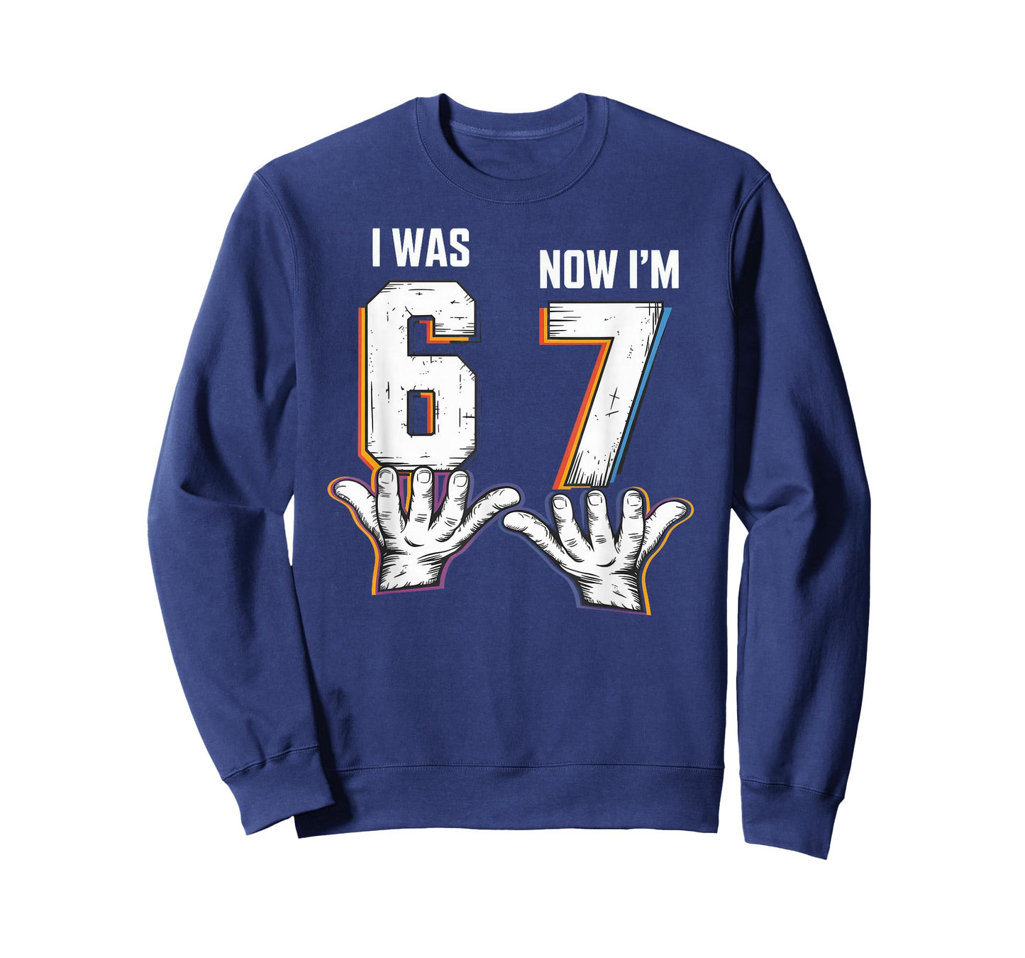 67 7th Birthday I was 6 Now I'm 7 T-Shirt