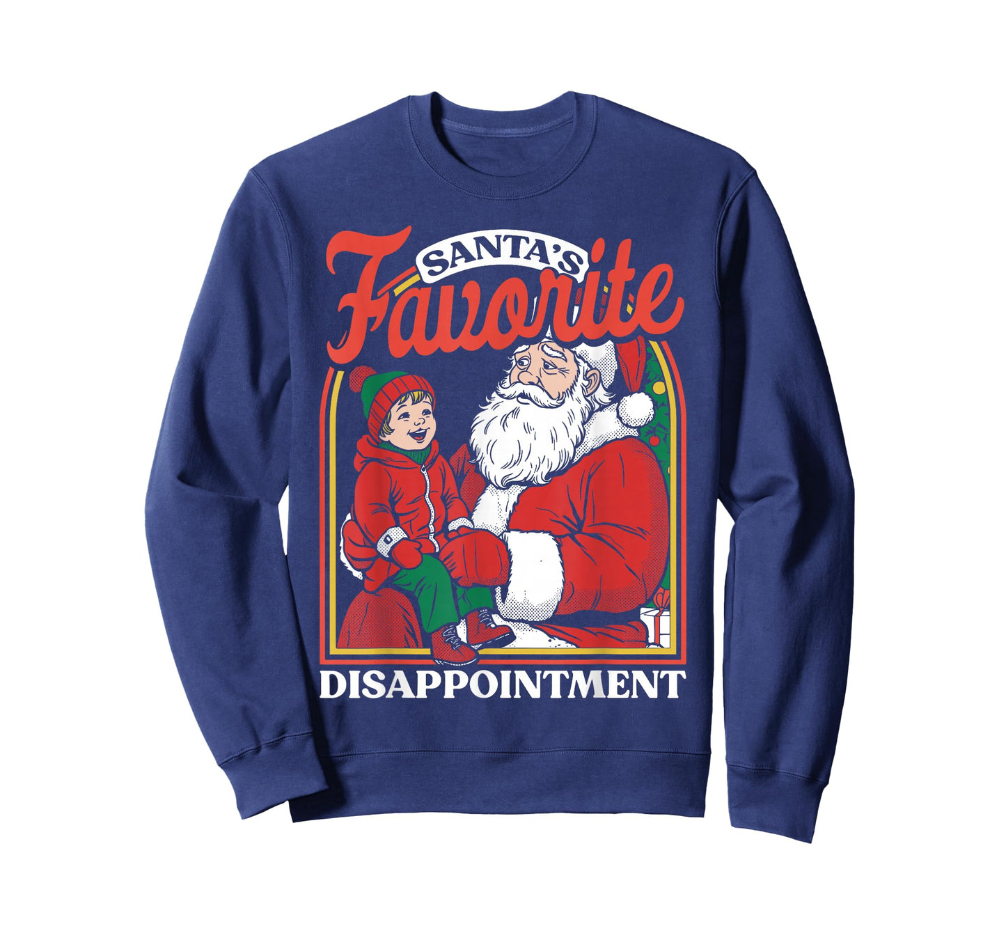 Santas Favorite Disappointment Funny Sarcastic Christmas T-Shirt