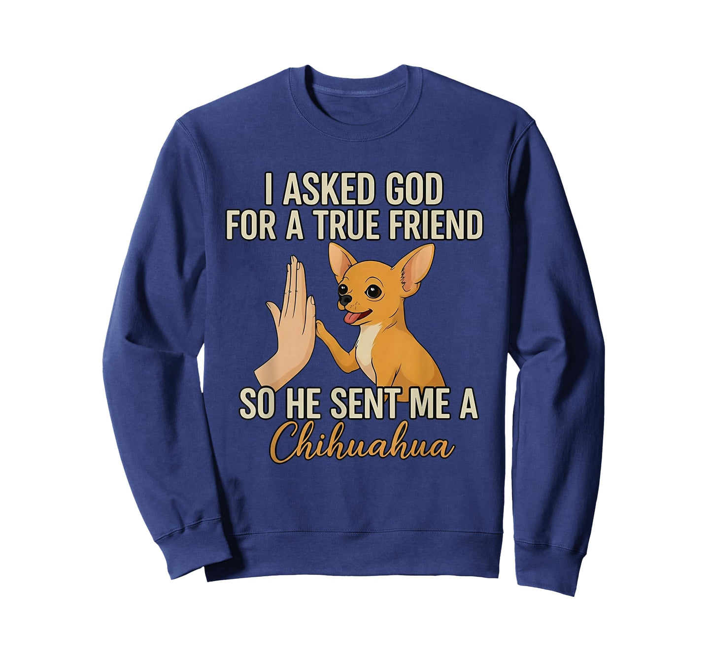 I Asked God for A True Friend So He Sent Me A Chihuahua T-Shirt