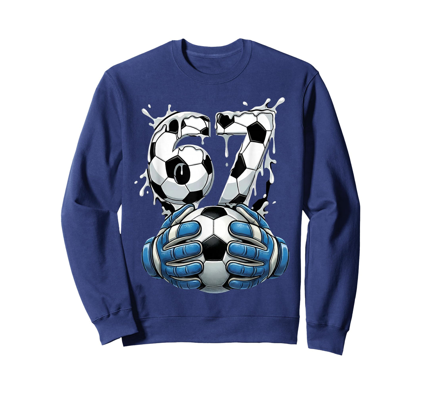 Soccer Drip Number 67 Boys Soccer Goalkeeper 67 T-Shirt