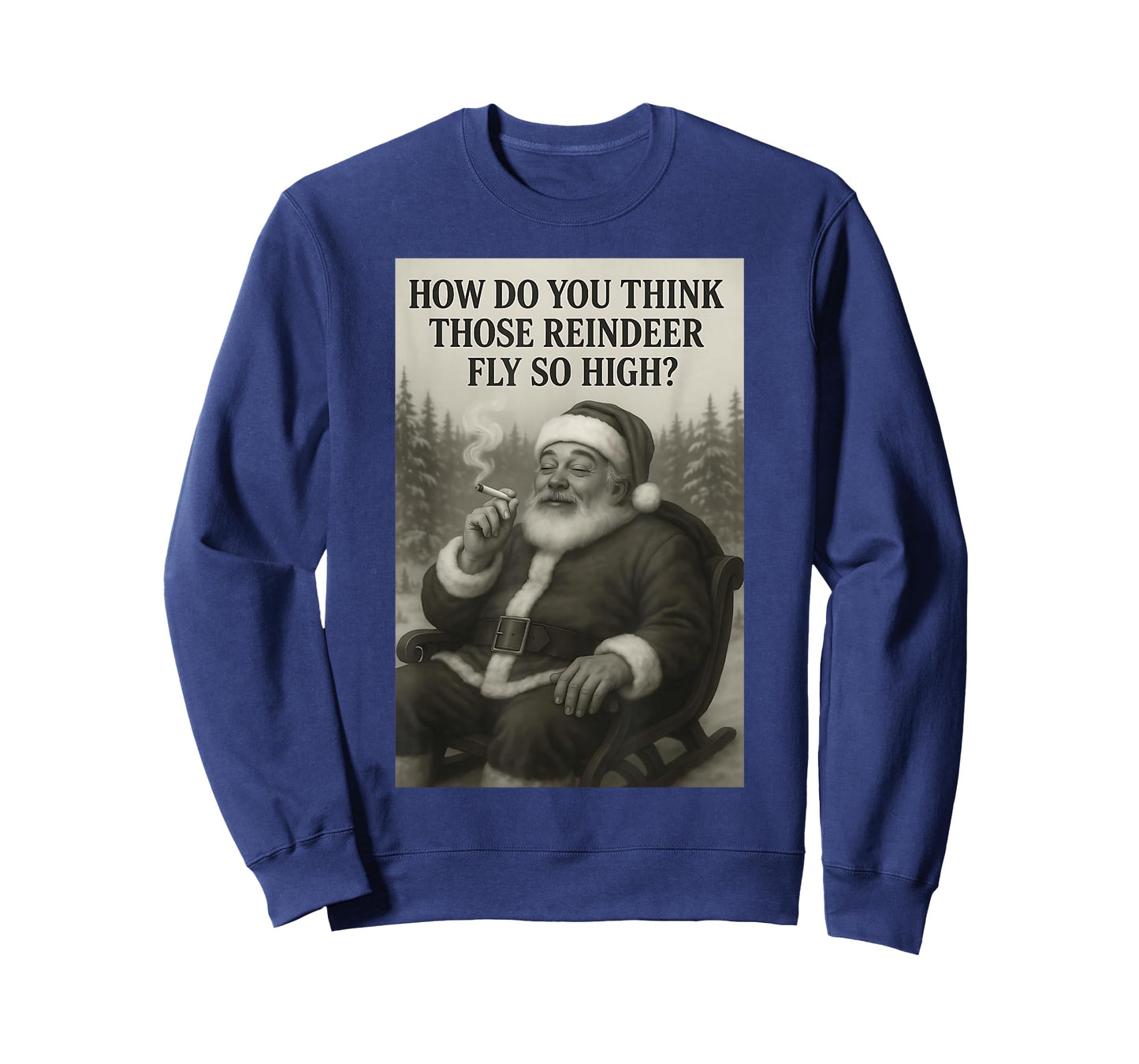 Cool Santa Claus Smoking Weed Marijuana 420 Christmas Quote T-Shirt