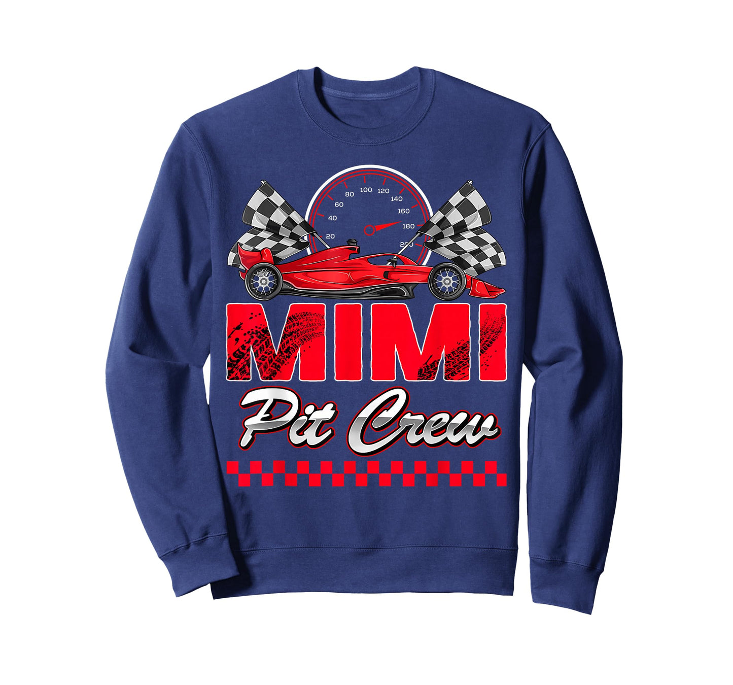 Mimi Pit Crew Racing Family Race Car Birthday Boy T-Shirt