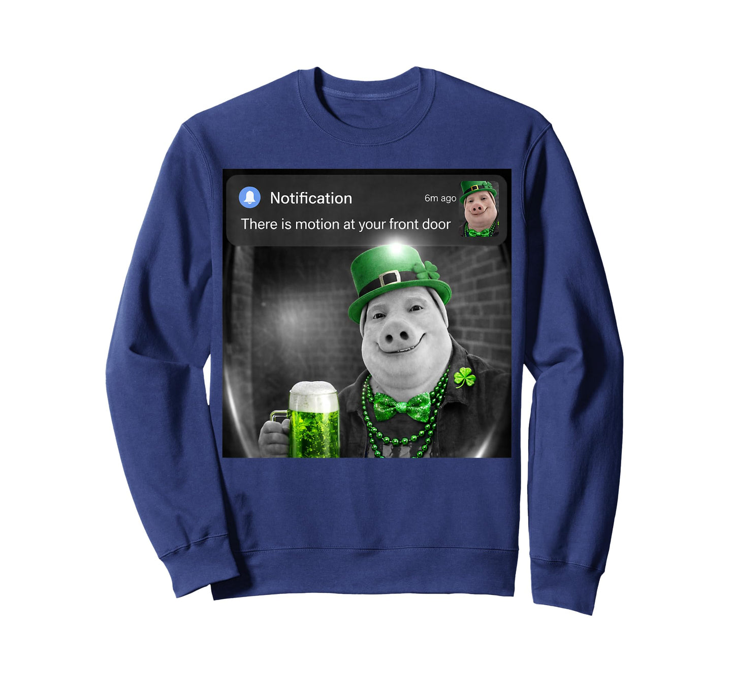 Funny St Patricks Day John Pork with Motion Meme T-Shirt