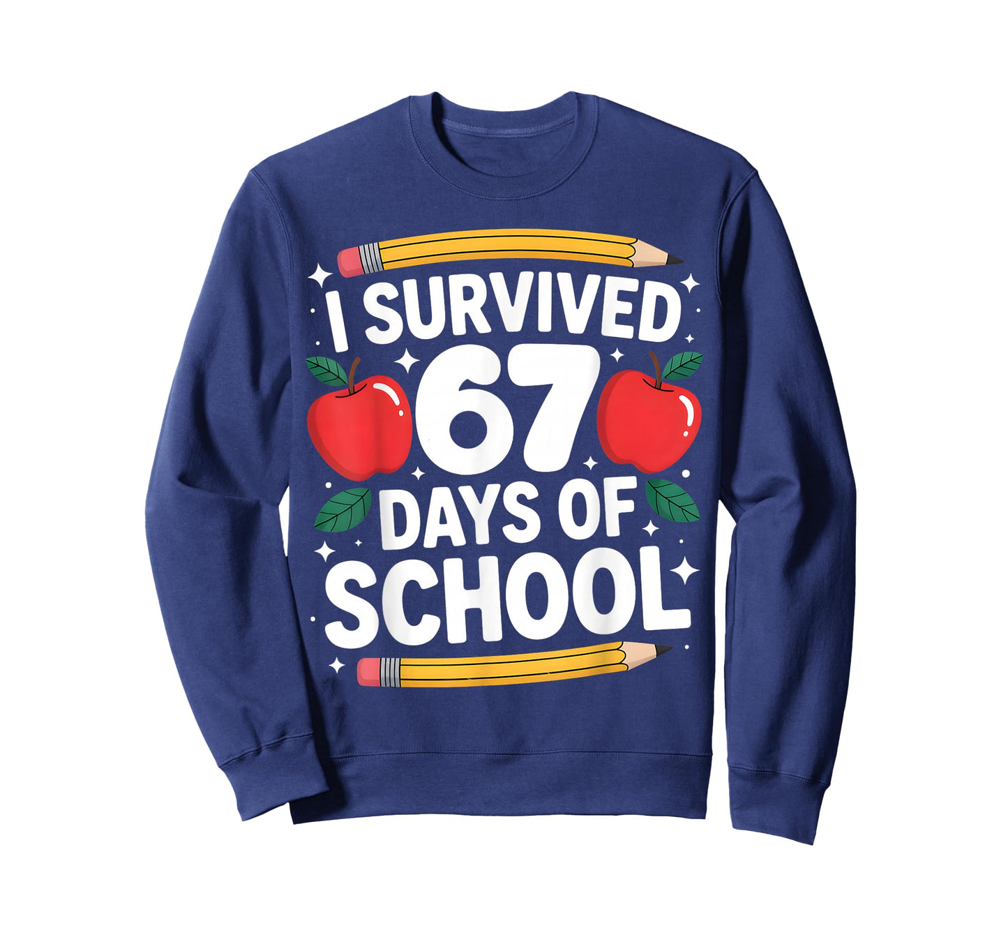 I Survived 67 Days of School Funny 67 Meme Teachers Students T-Shirt