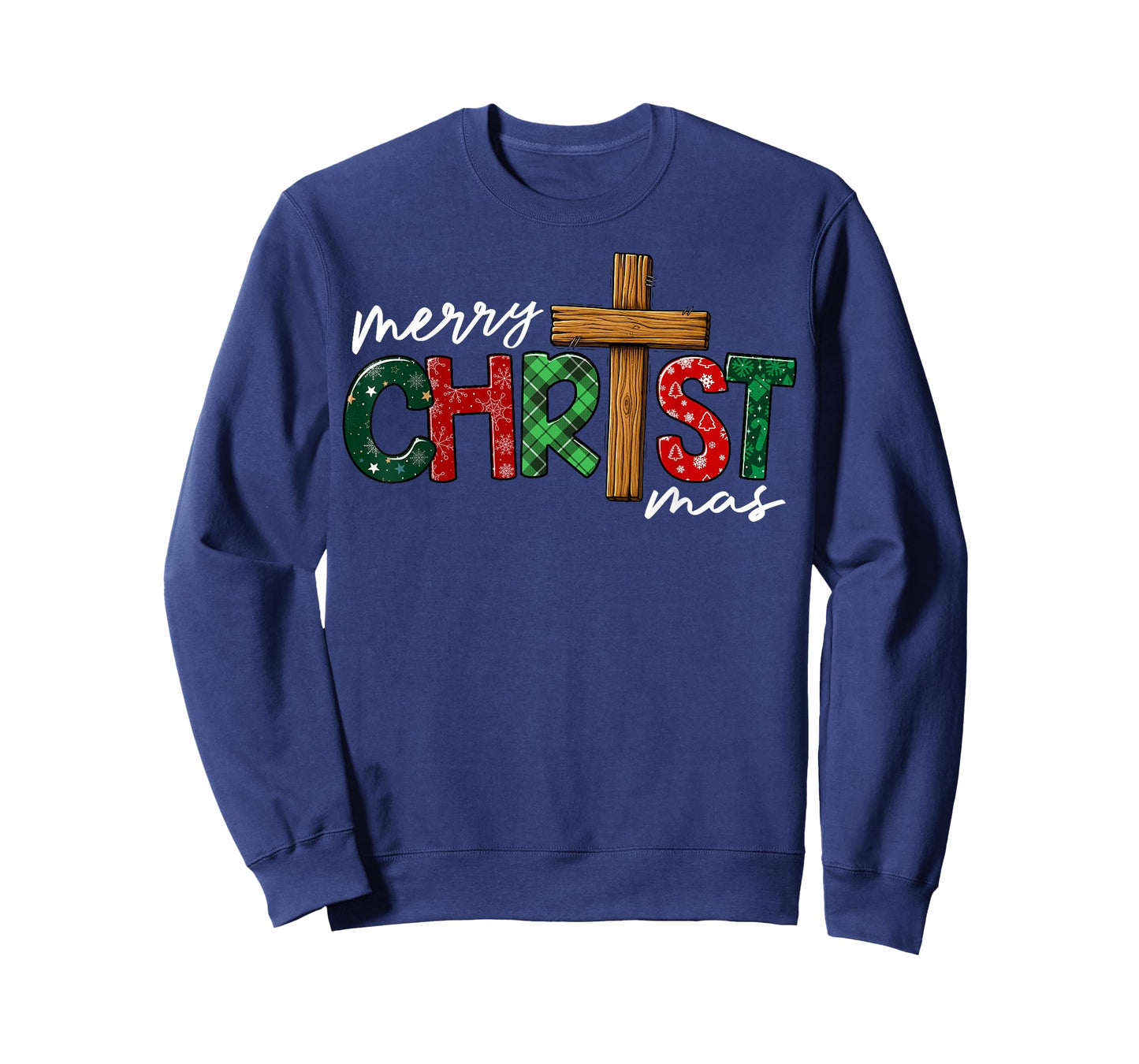 Merry Christmas Family Christian Jesus Holiday Xmas Pajamas T-Shirt