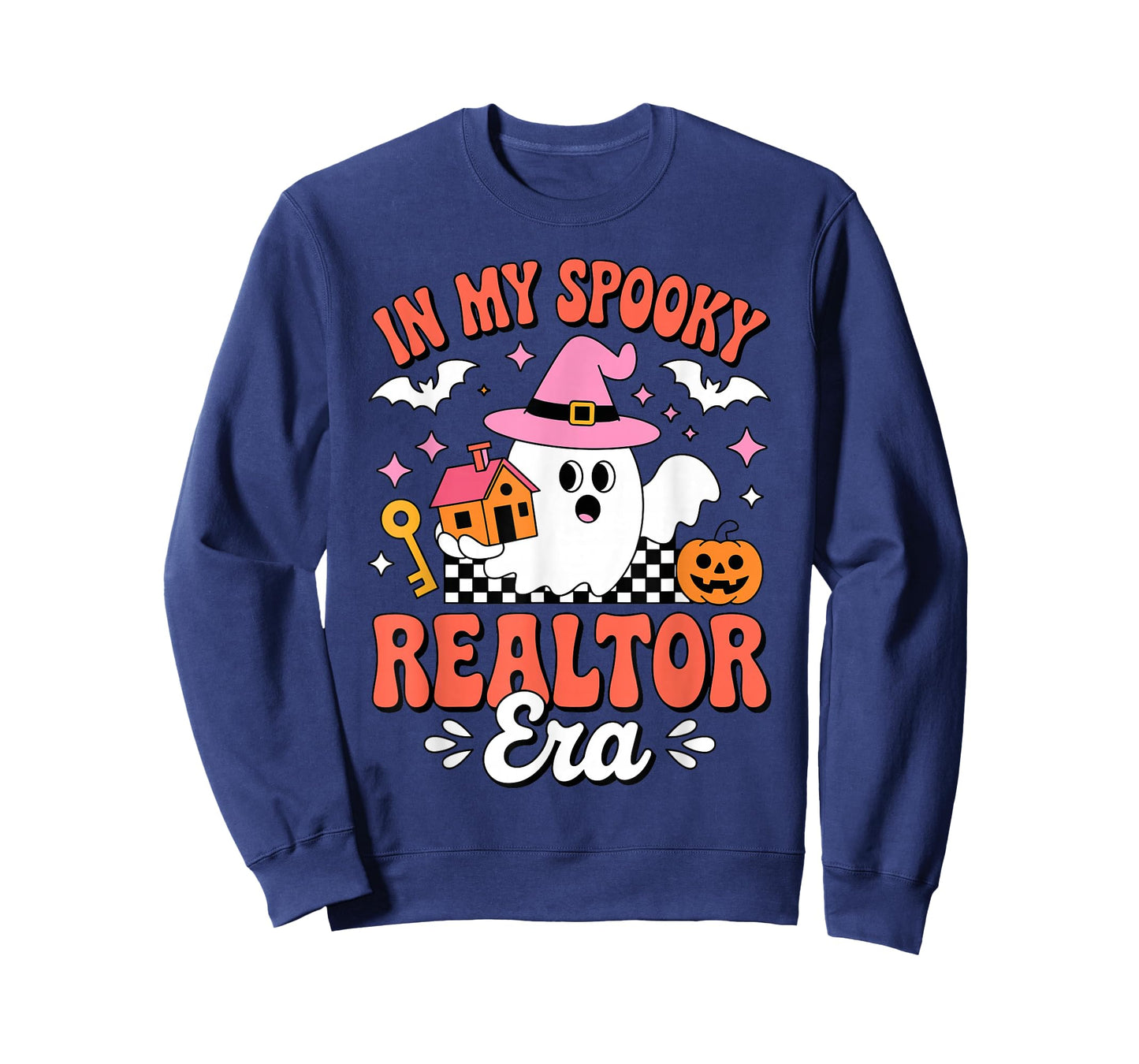 in My Spooky Realtor Era Real Estate Halloween Costume Ghost T-Shirt