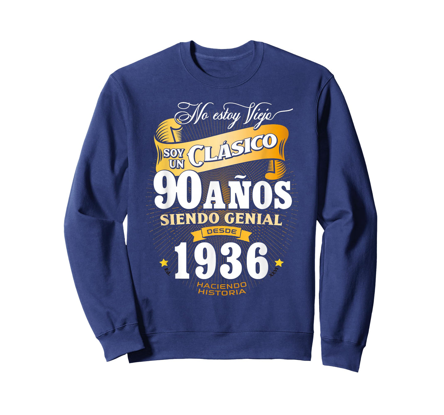 Vintage 90th Birthday Men Funny 1936 90 Birthday Spanish T-Shirt