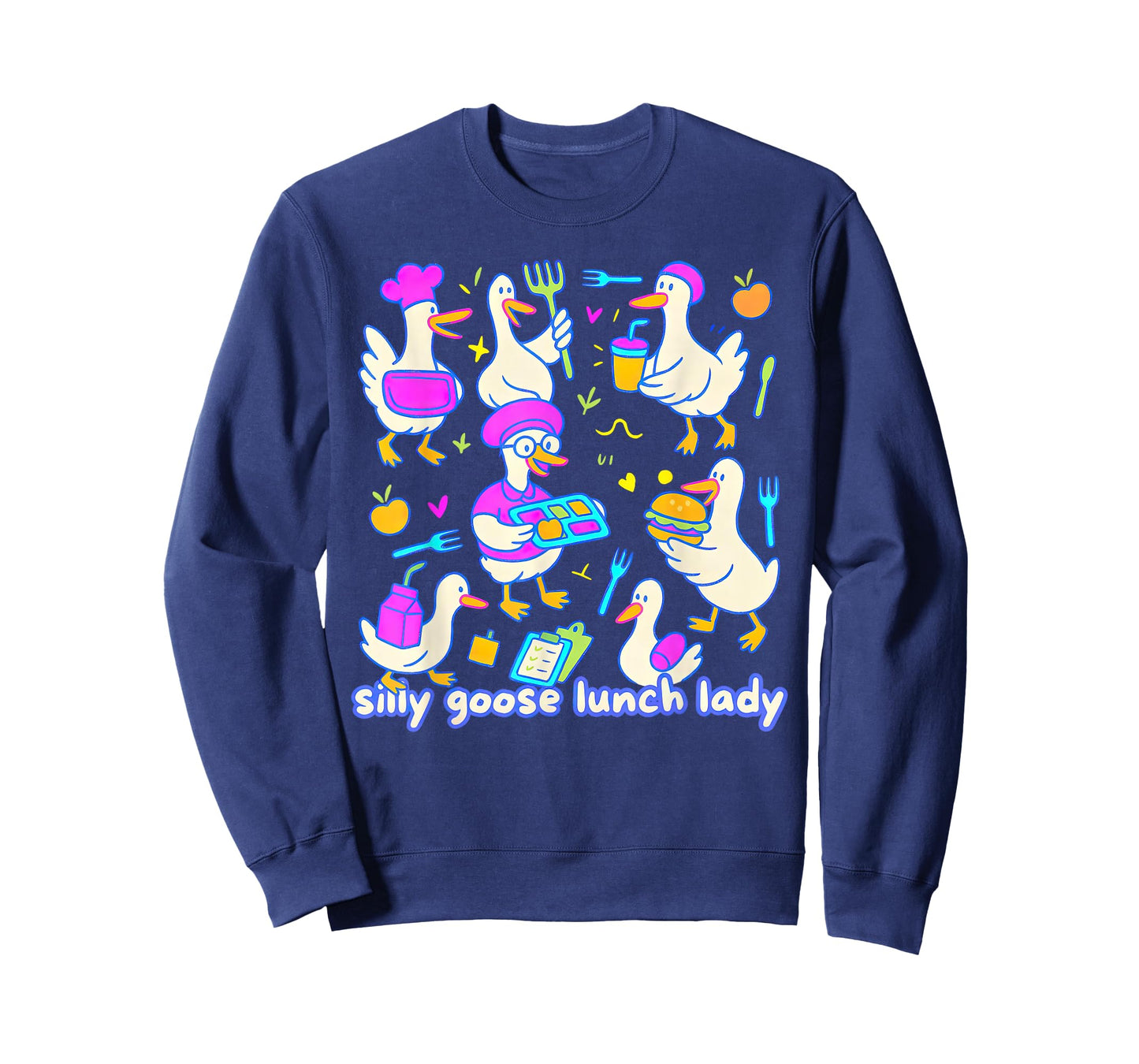 Silly Goose Lunch Lady School Cafeteria Crew Appreciation T-Shirt