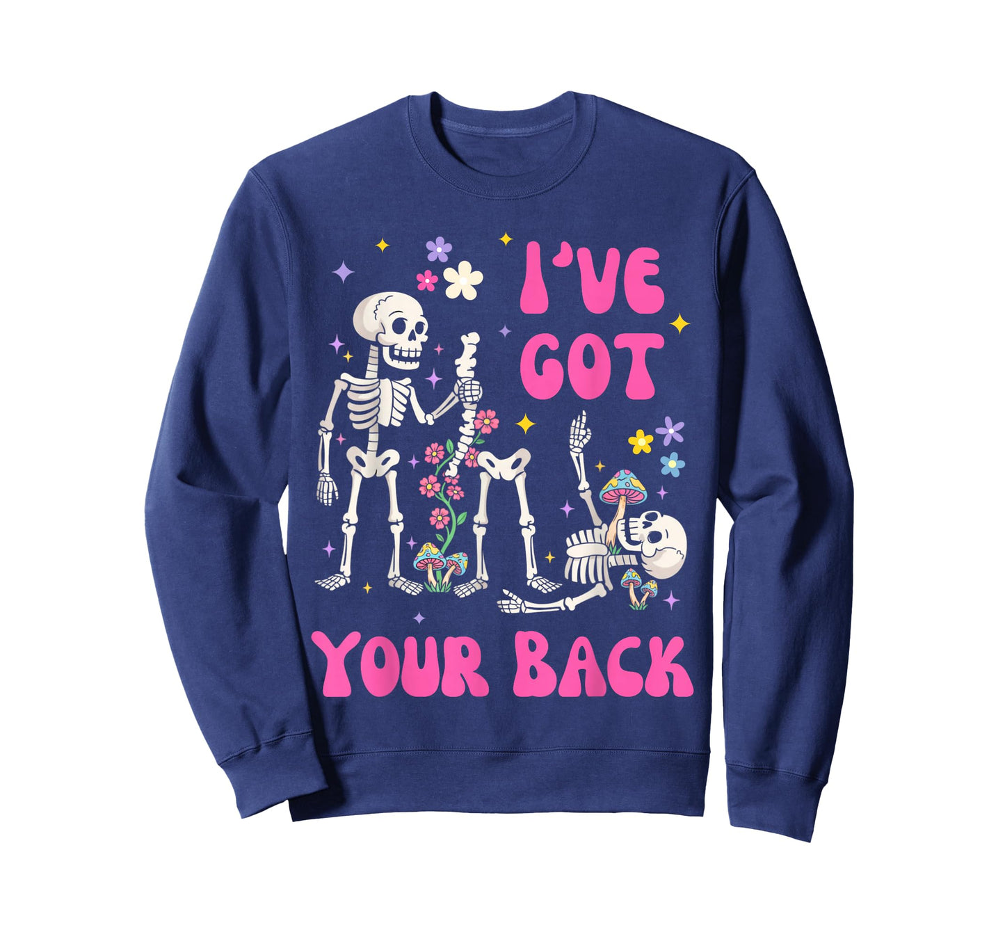 Halloween Skeletons I've Got Your Back Costume Kid Men Women T-Shirt