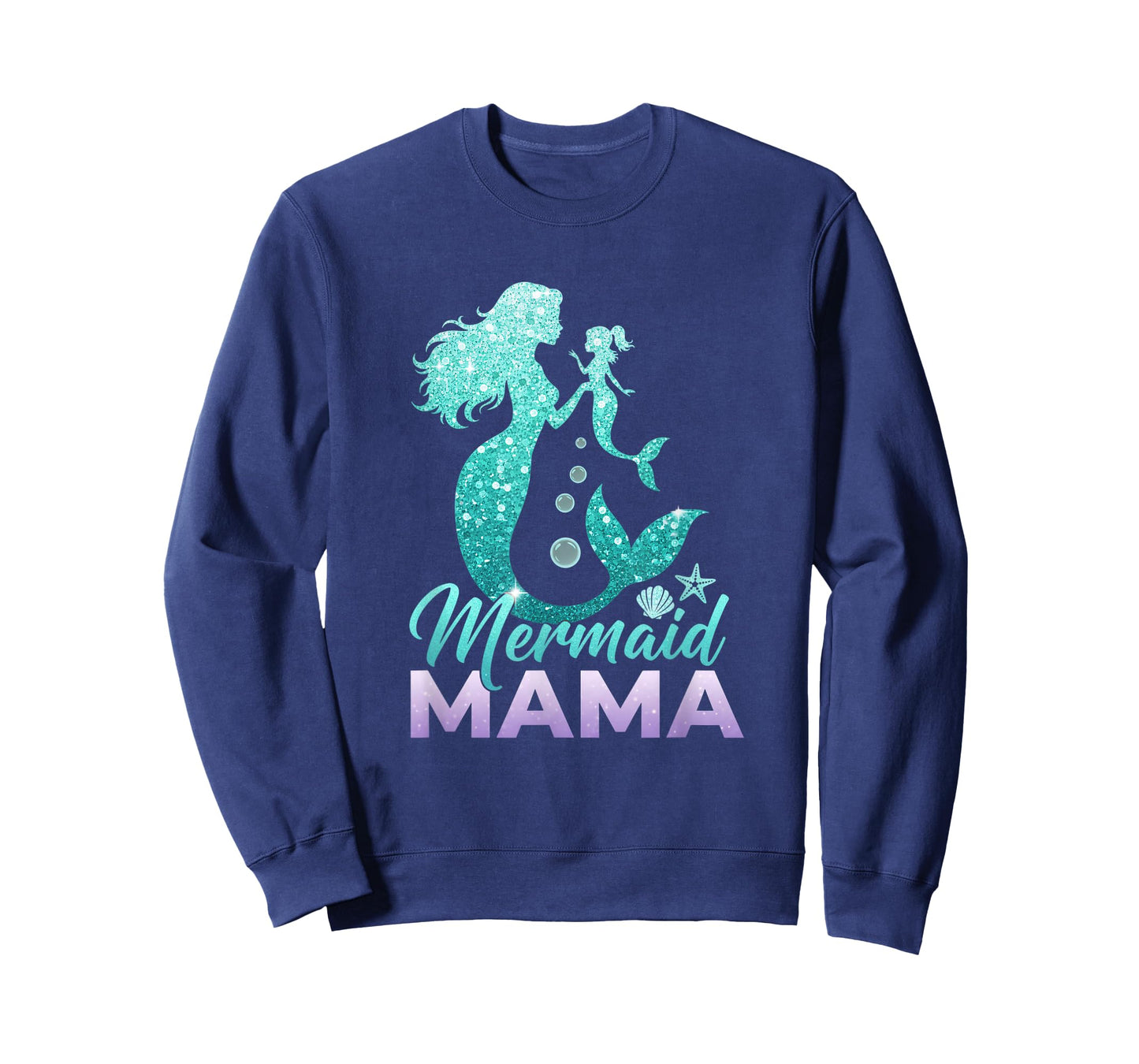 Mermaid Mermaid Mama Mermaid Mommy Birthday T-Shirt
