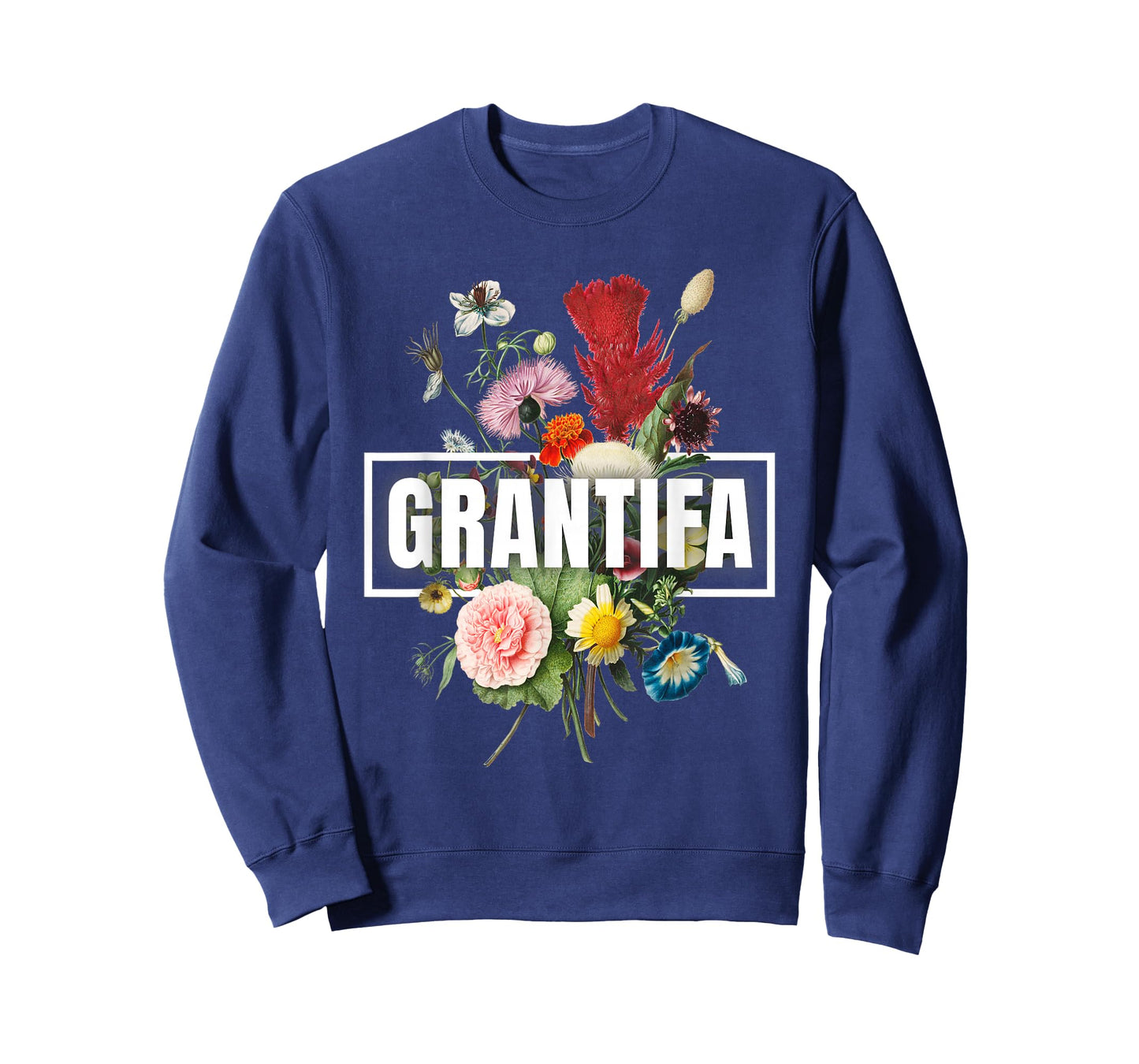 I Am Grantifa Retro Design Aunt Tifa Flowers Vintage Funny T-Shirt