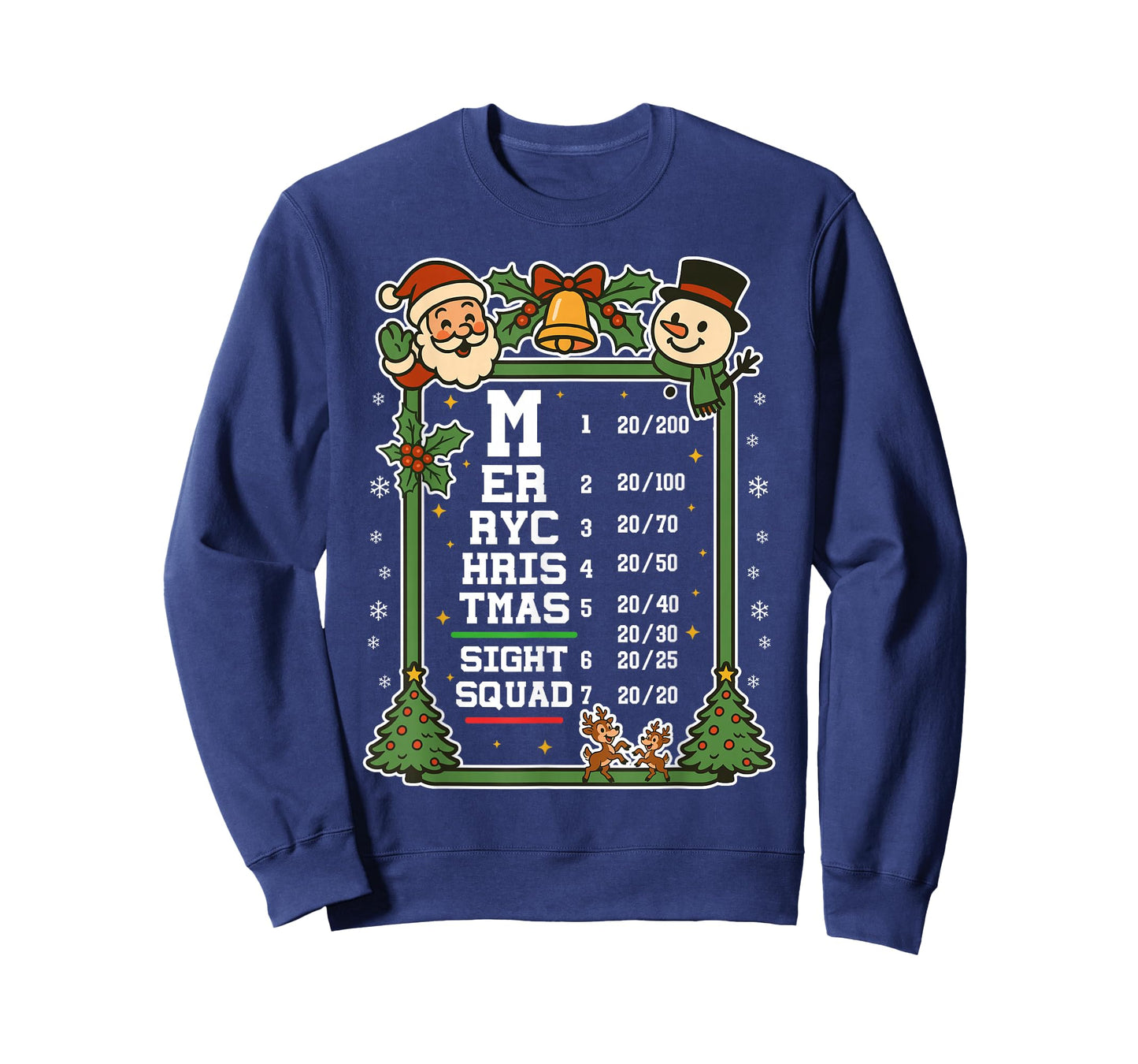 Optometry Christmas Ophthalmologist Funny Optician Christmas T-Shirt