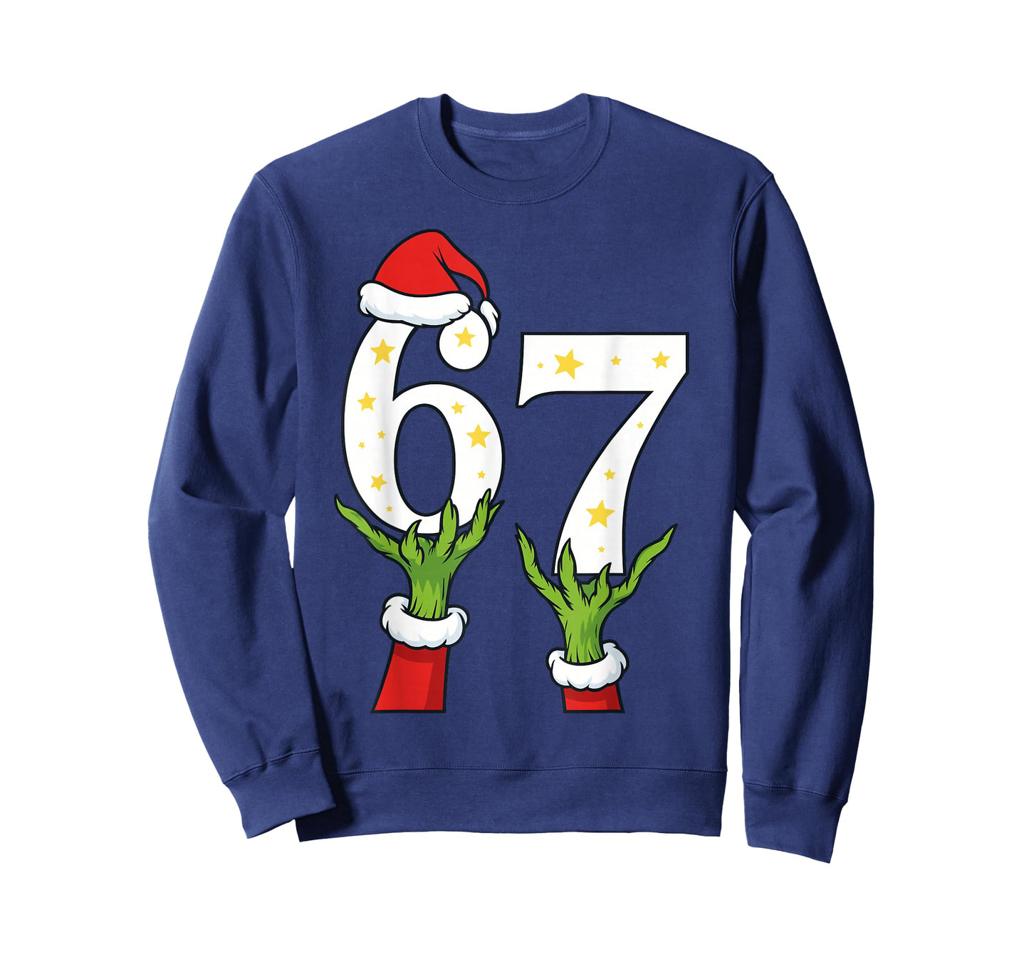 67 Christmas 6 7 Meme Hands Holiday Gen Alpha for Kids Boys T-Shirt