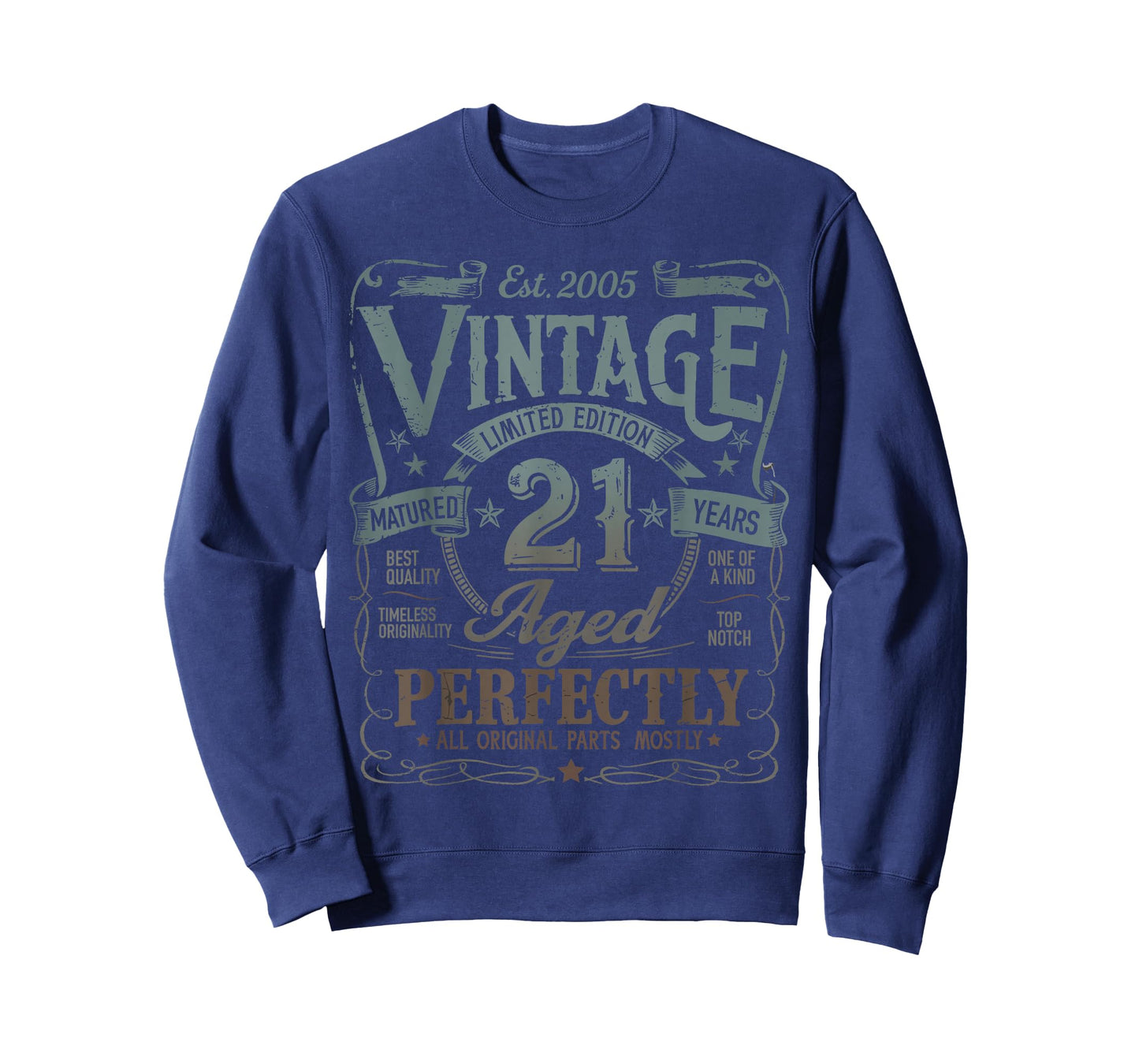 Vintage 2005 Limited Edition 21st Birthday 21 Years Old T-Shirt