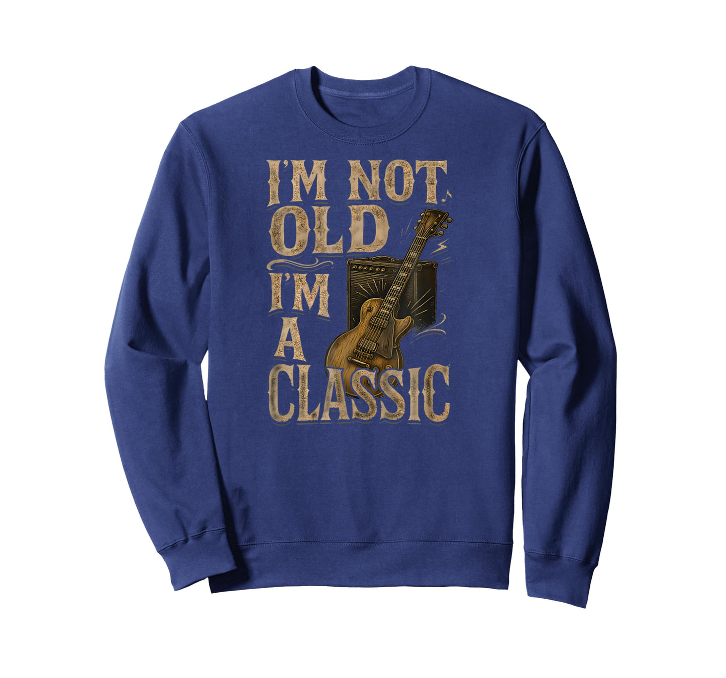 I'm Not Old I'm A Classic Vintage Design Guitar Music Lover T-Shirt