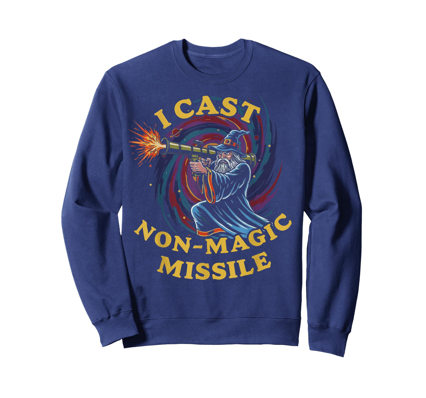 I Cast Non-Magic Missile Funny Wizard Parody Meme T-Shirt