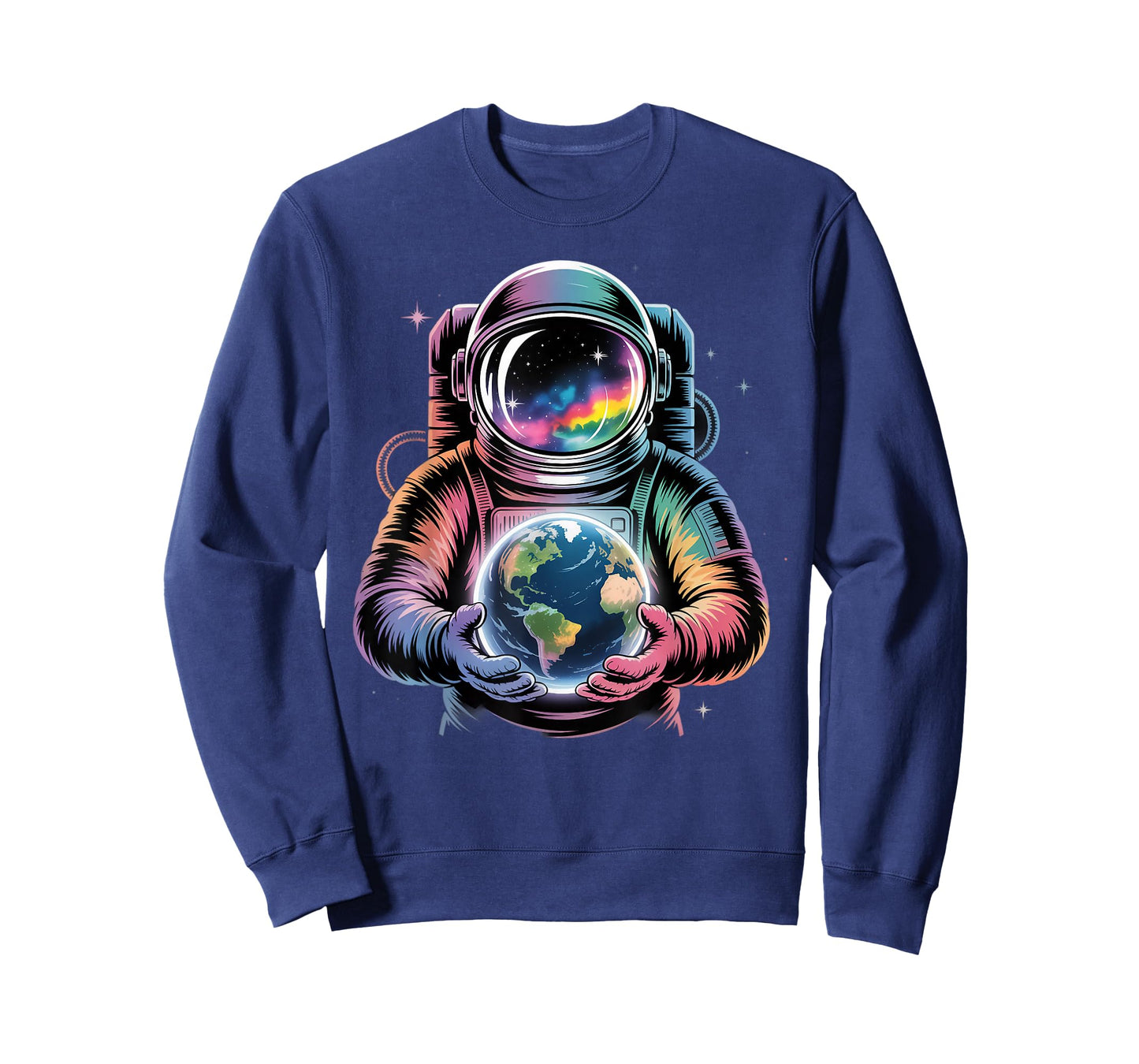 Astronaut Earth Planet Science Galaxy Universe Space T-Shirt