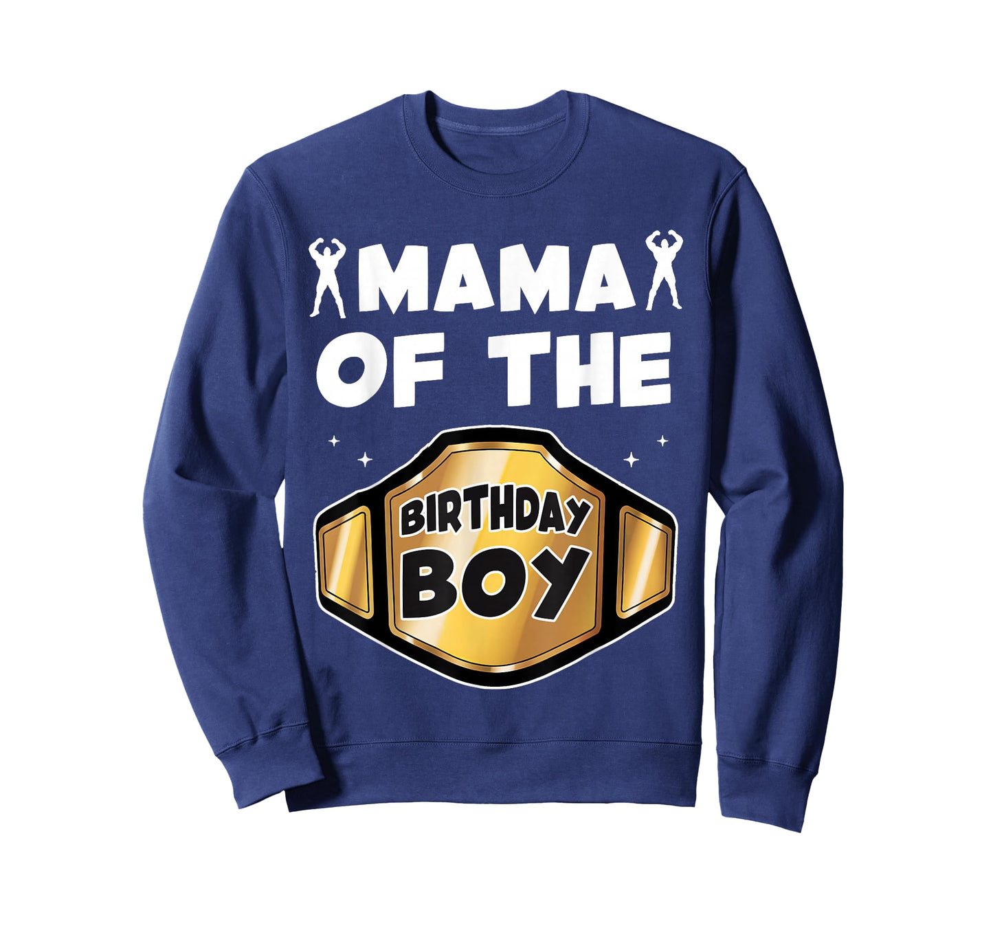 Mama of The Birthday Boy Wrestling Belt Birthday Kids Boys T-Shirt