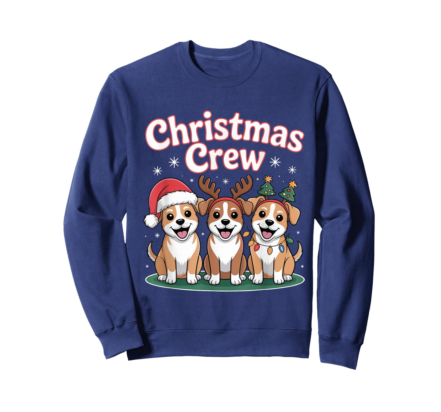 Christmas Crew Xmas Puppy Dog Breed Funny Christmas Pitsky T-Shirt