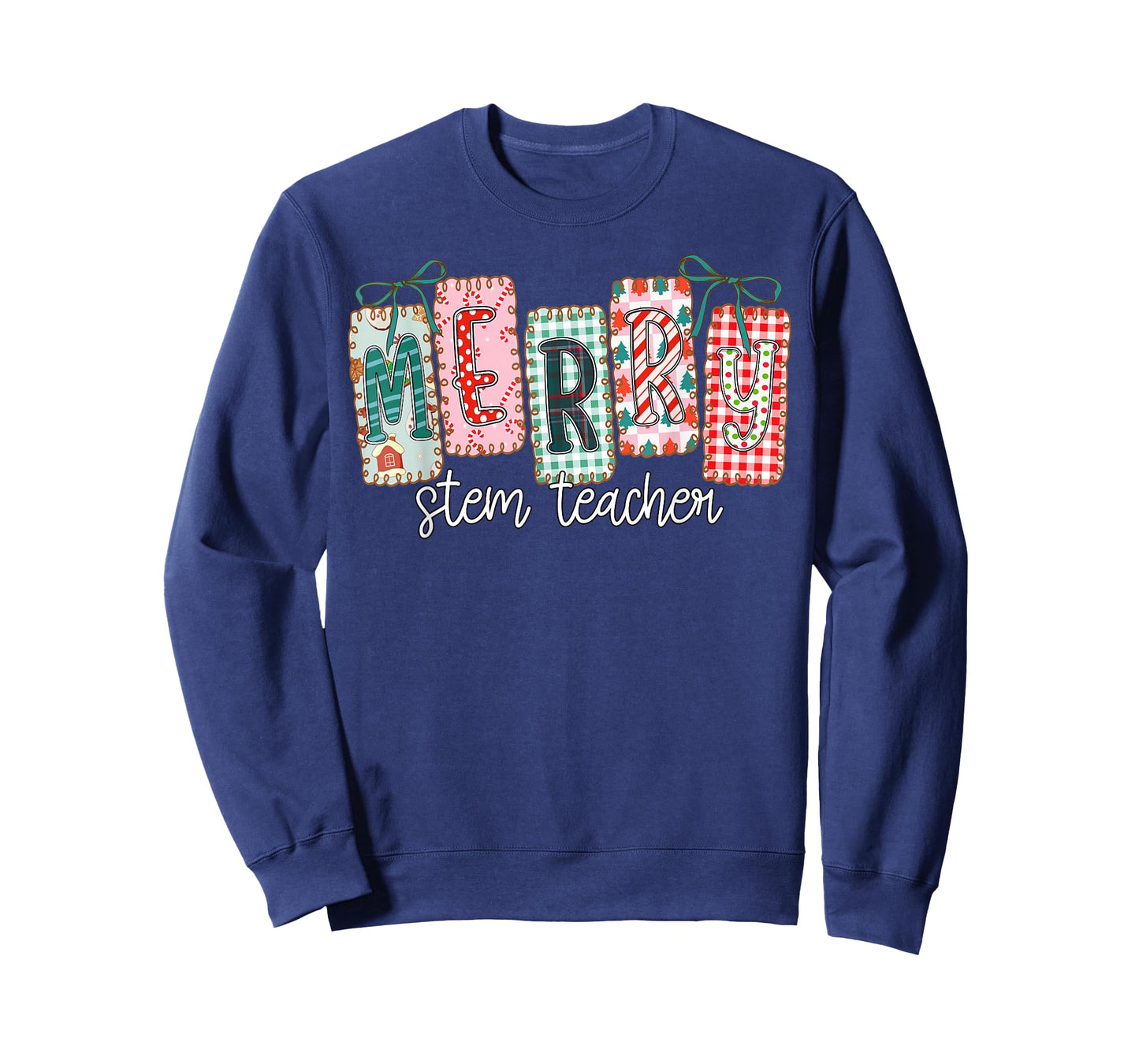Merry STEM Teacher Christmas STEM Teaching Xmas Coquette T-Shirt