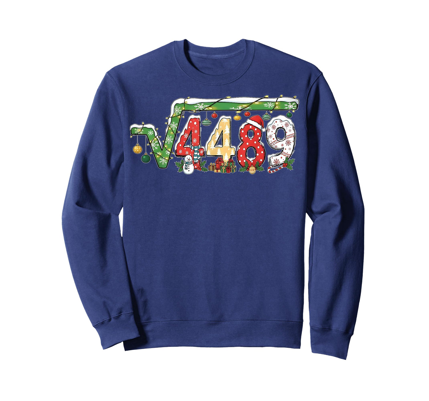 Square Root 4489 Slang Math Teacher Christmas Six Seven 67 T-Shirt