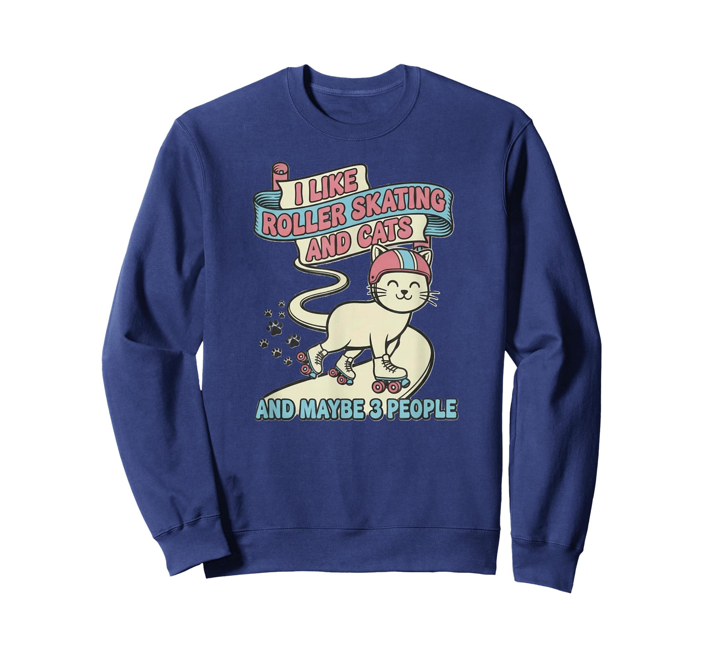 I Like Roller Skating & Cats and Maybe 3 People Skate Kitty T-Shirt