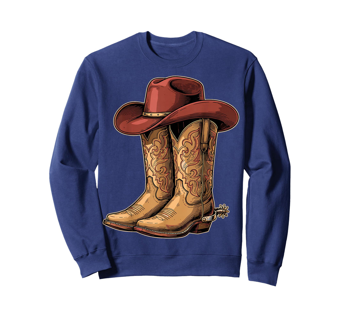 Cowboy Hat and Boots Western Country Rodeo T-Shirt