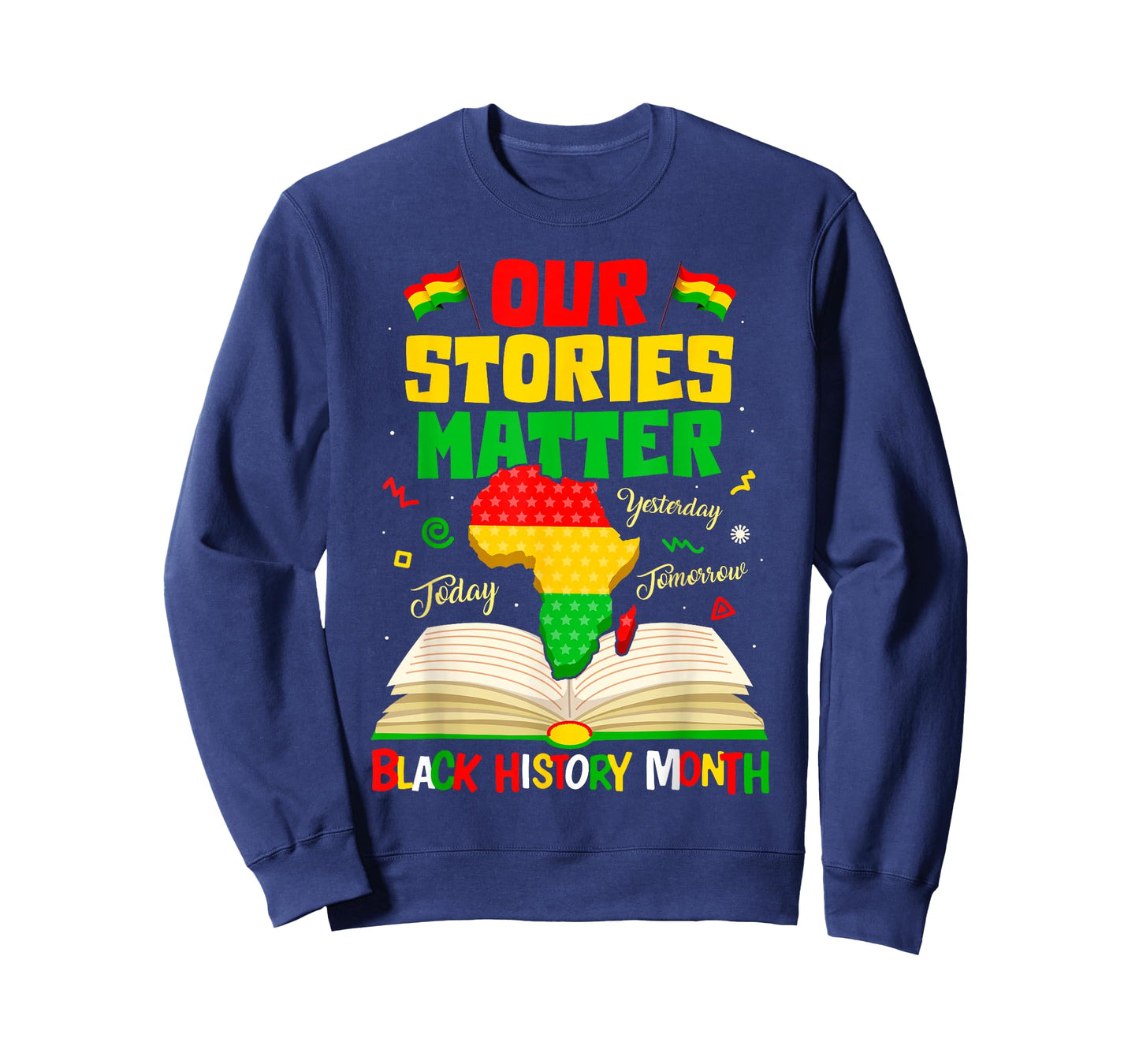 Black History Month Our Stories Matter Inspirational Saying T-Shirt