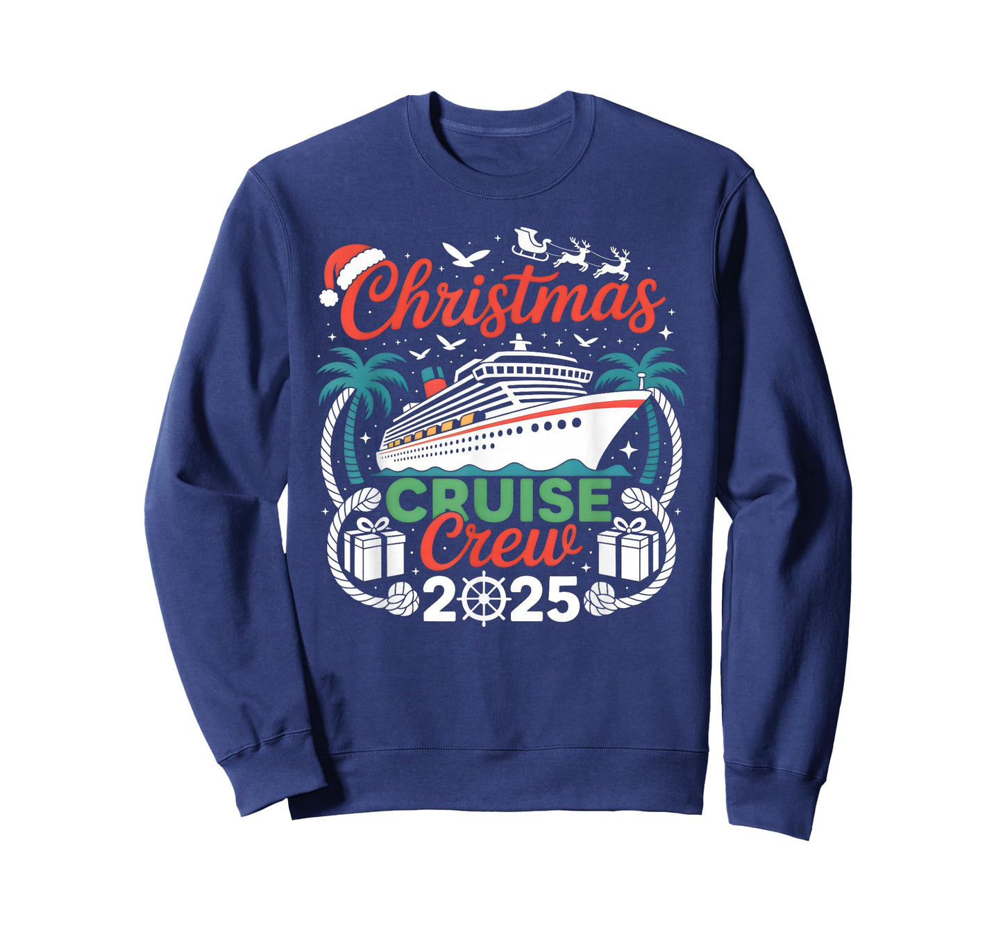 Christmas Cruise Crew 2025 Matching T-Shirt