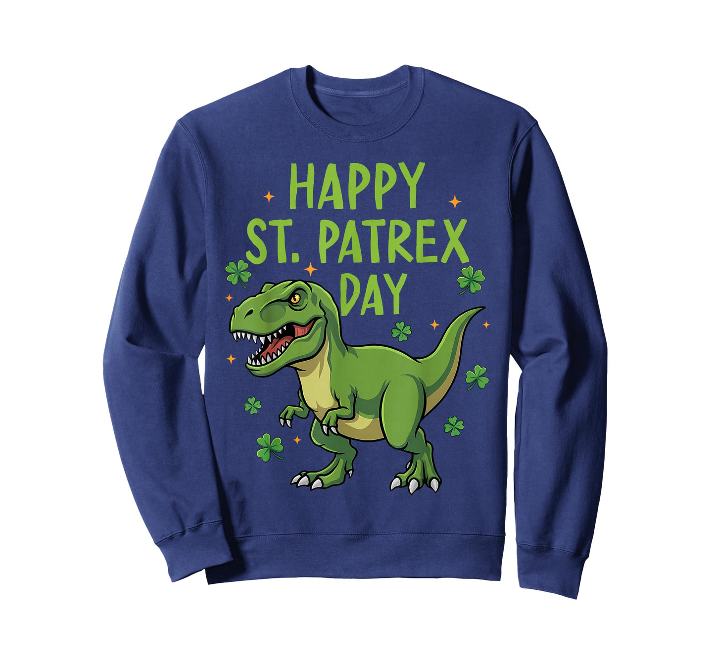 Happy St Patricks Pa Trex Day Dino Boys Kids Toddler T-Shirt