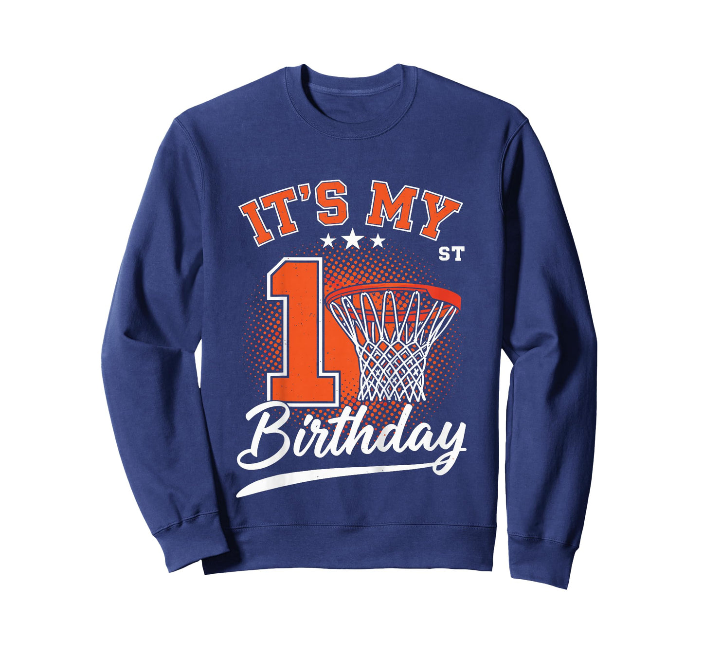 Its My 1st Birthday Shirt for Boys, 1 Year Old Basketball T-Shirt