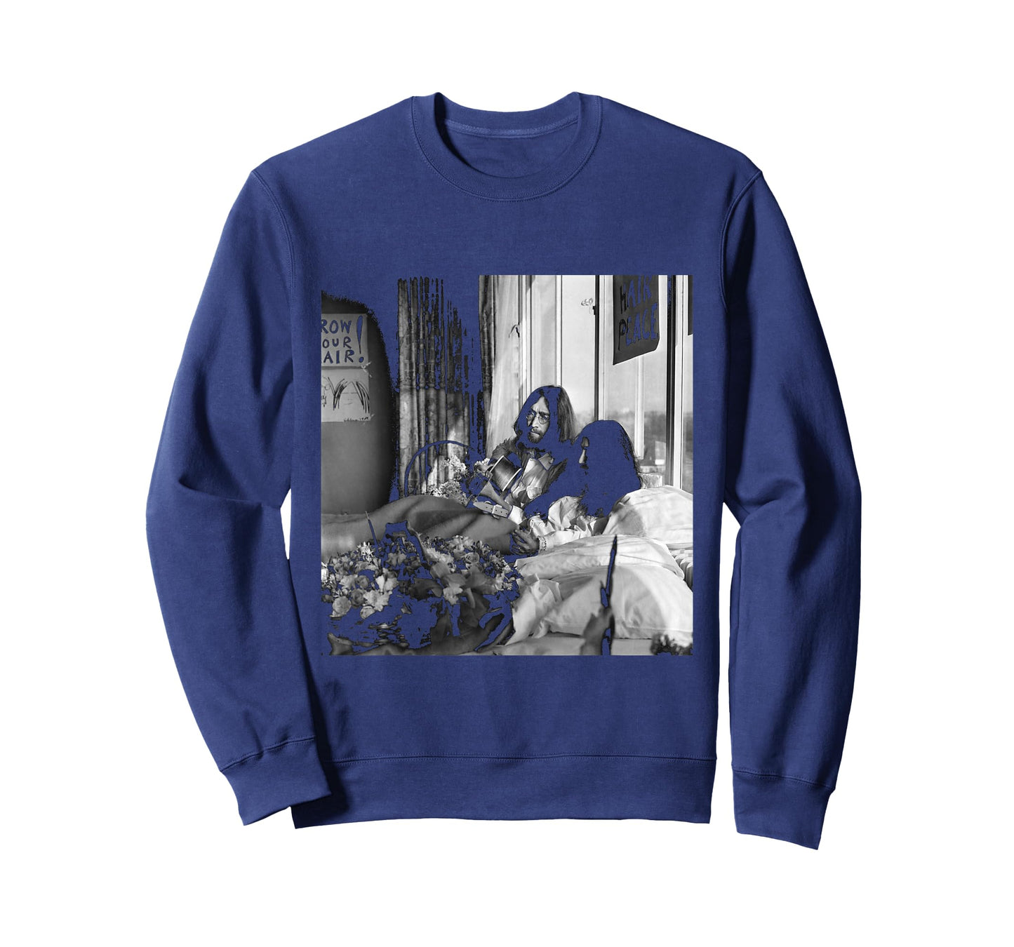 John Lennon The Beatles Yoko ONO Anti-War Bed-in 1969 T-Shirt