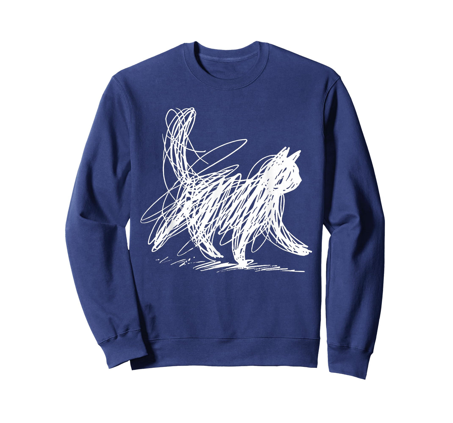Abstract Scribble cat T-Shirt