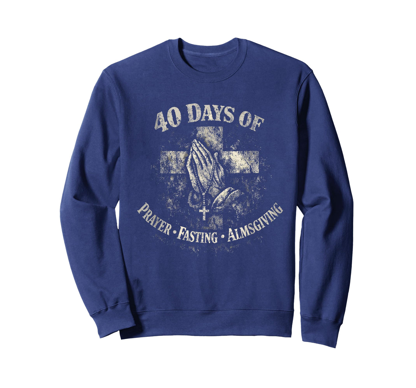 Lent 40 Days Prayer Fasting Almsgiving T-Shirt