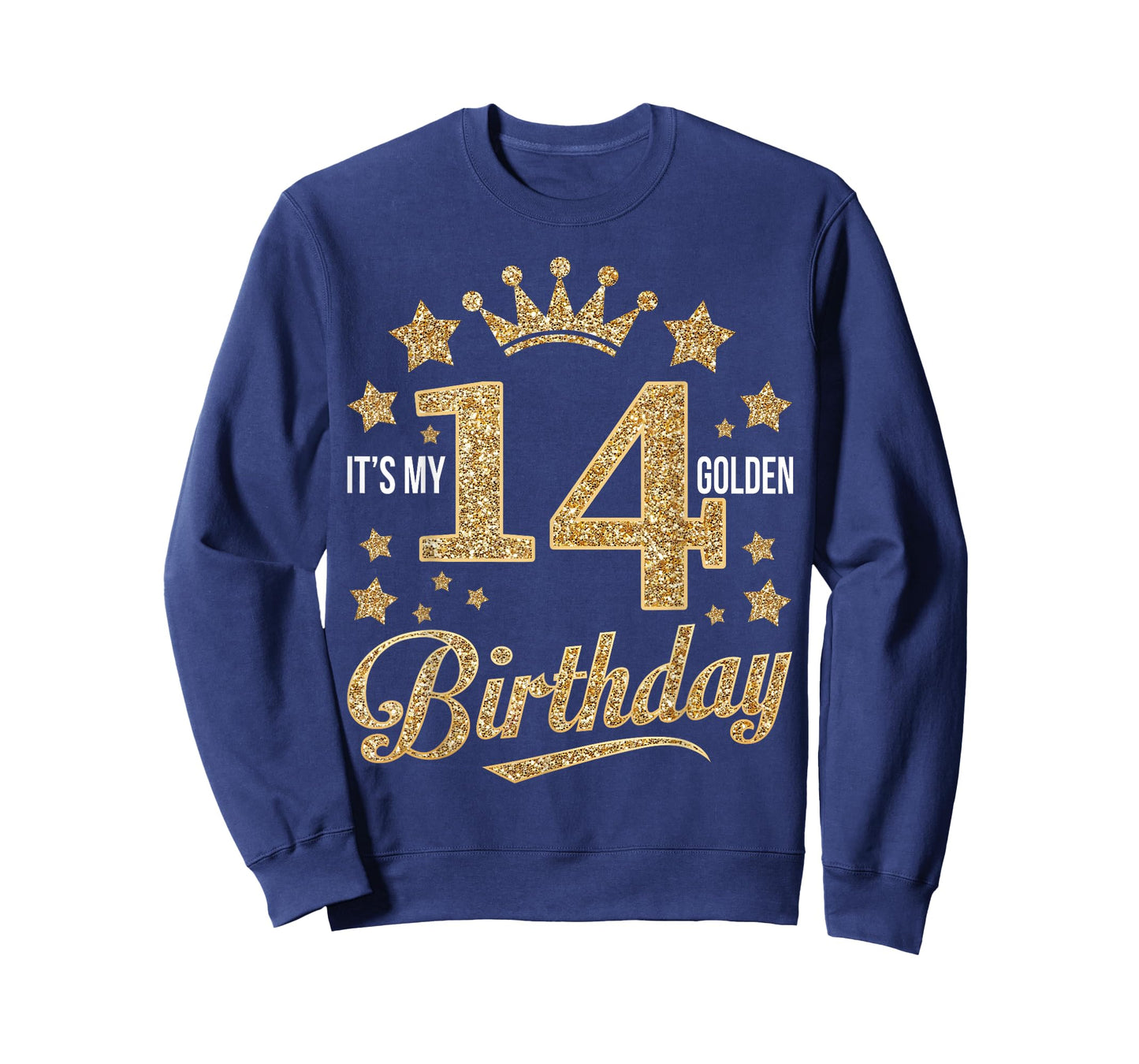 It's My 14th Golden Birthday 14 Year Old Bday Groovy T-Shirt