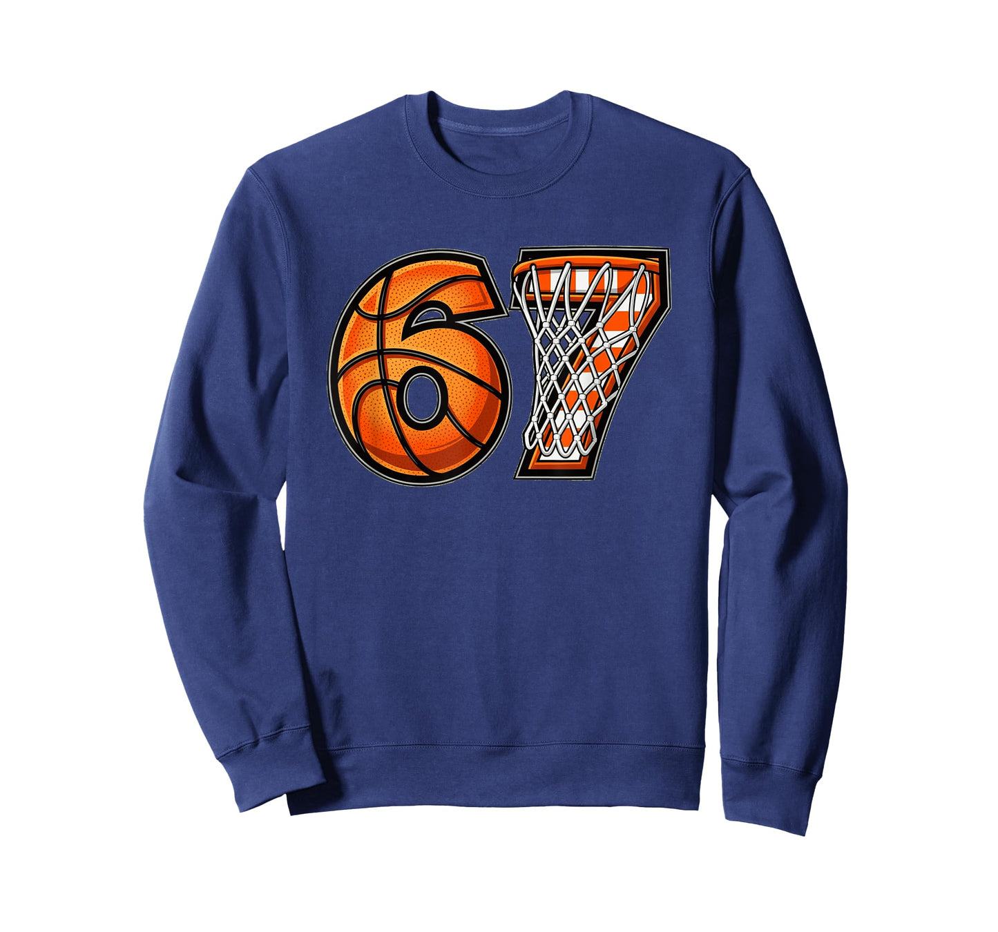Basketball 67 Hoop Number Design T-Shirt