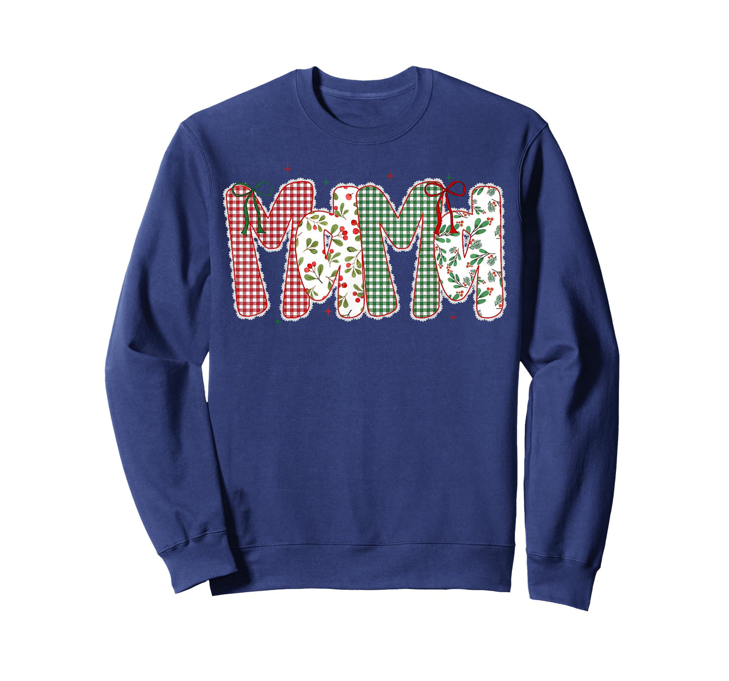 Mama Coquette Bow Xmas Pajamas Holiday Merry Christmas Mom T-Shirt