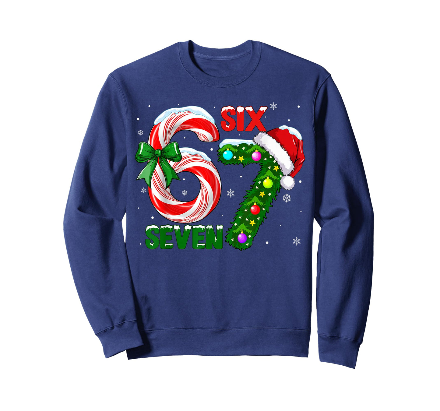 Funny 67 Christmas Shirts Boys Kids 6 7 Meme Pajamas Holiday T-Shirt