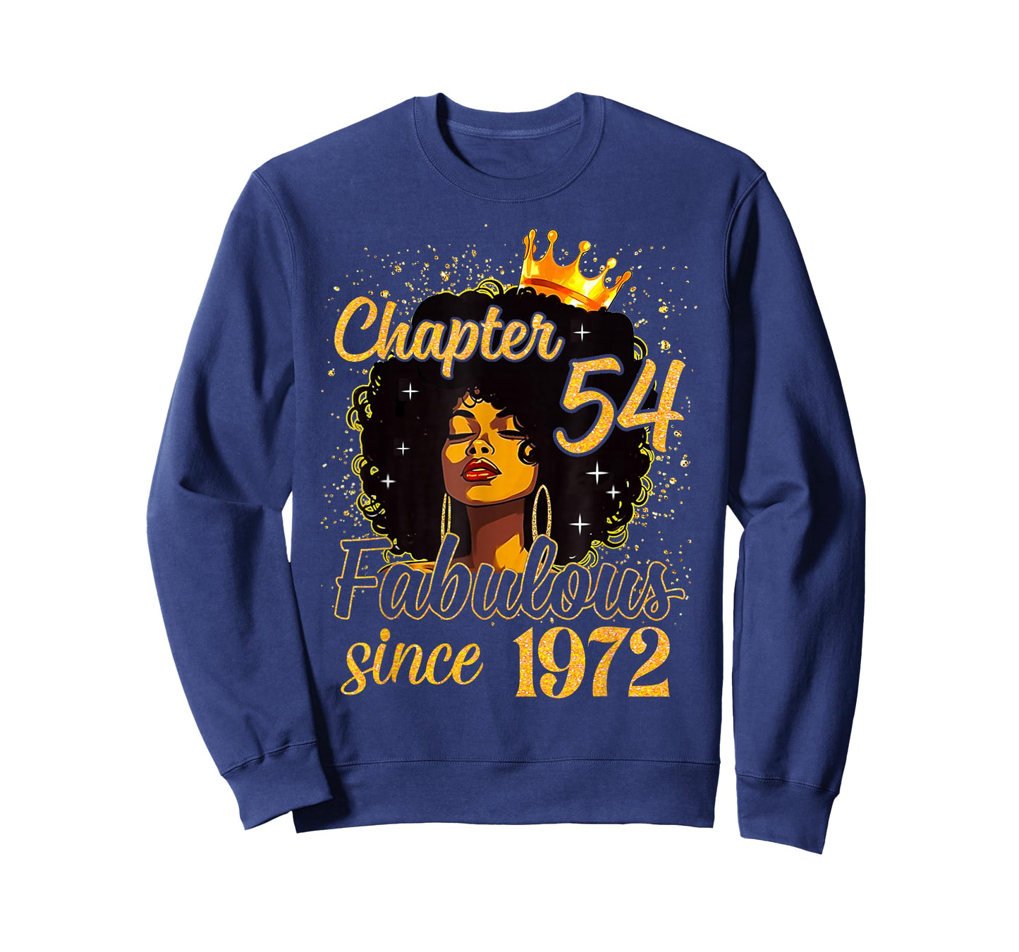 Chapter 54 Fabulous Since 1972 Birthday Melanin Women Girl T-Shirt